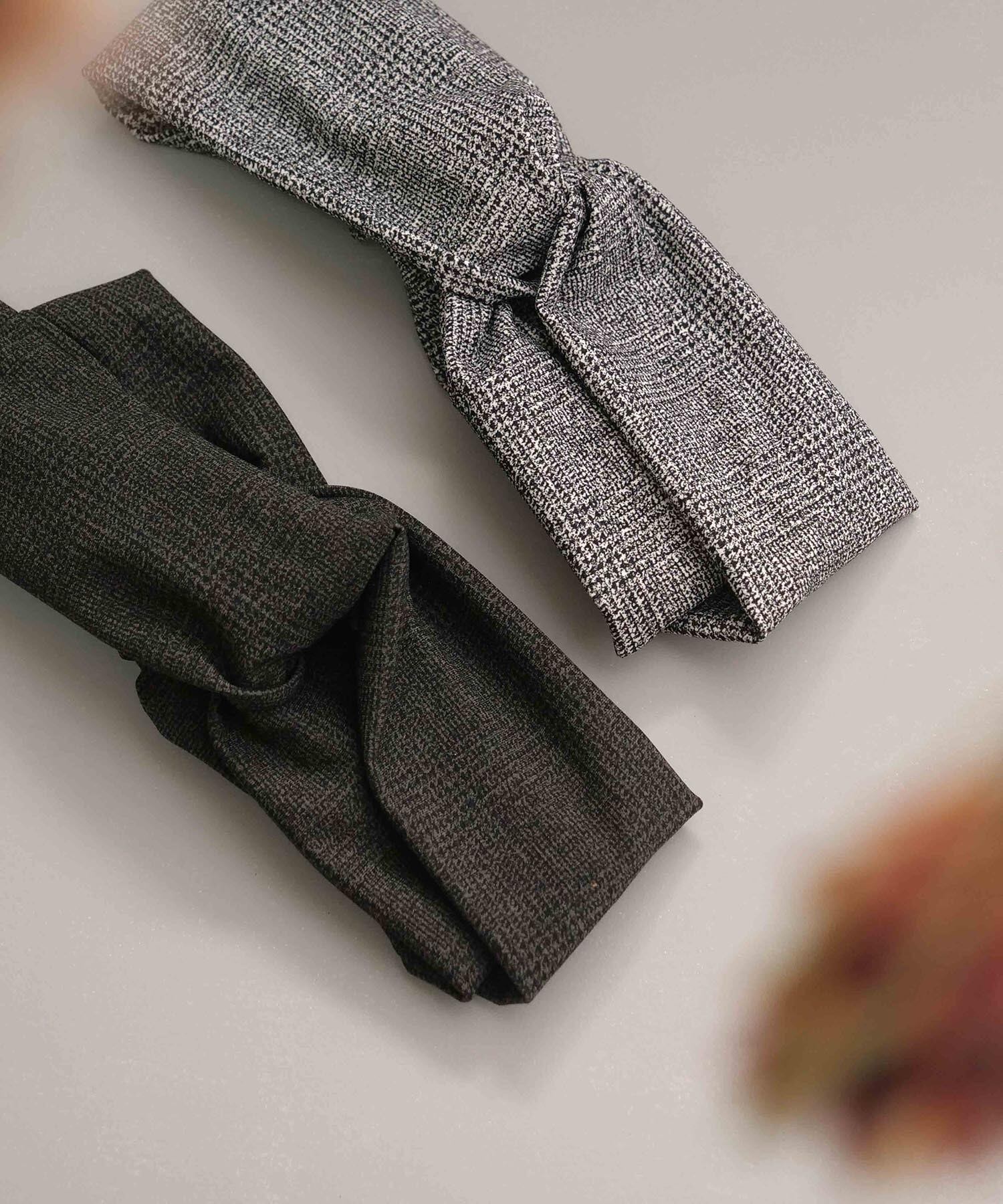 Glen Check Stretch Turban