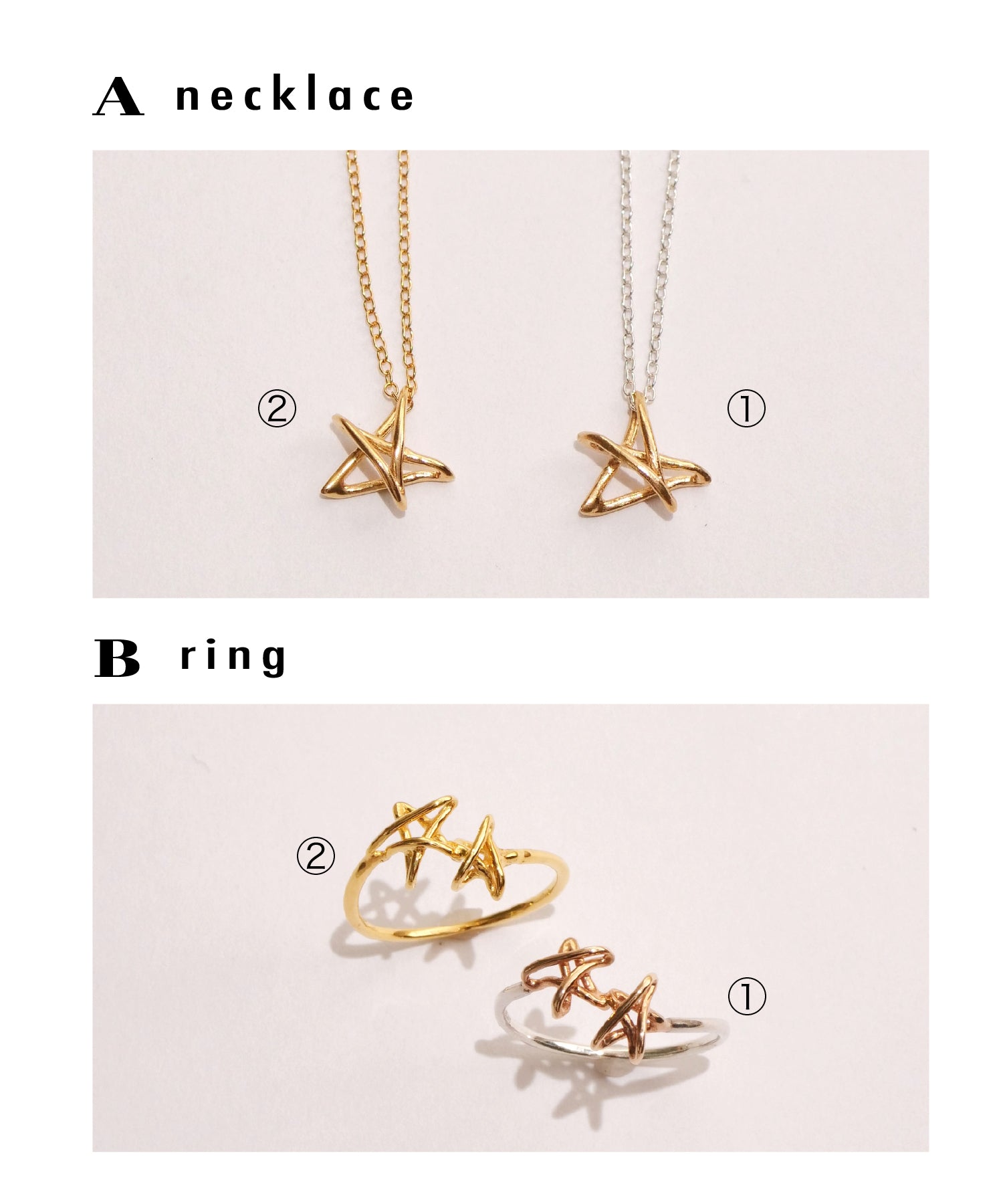 Christmas limited edition Graffiti star necklace & ear cuff set