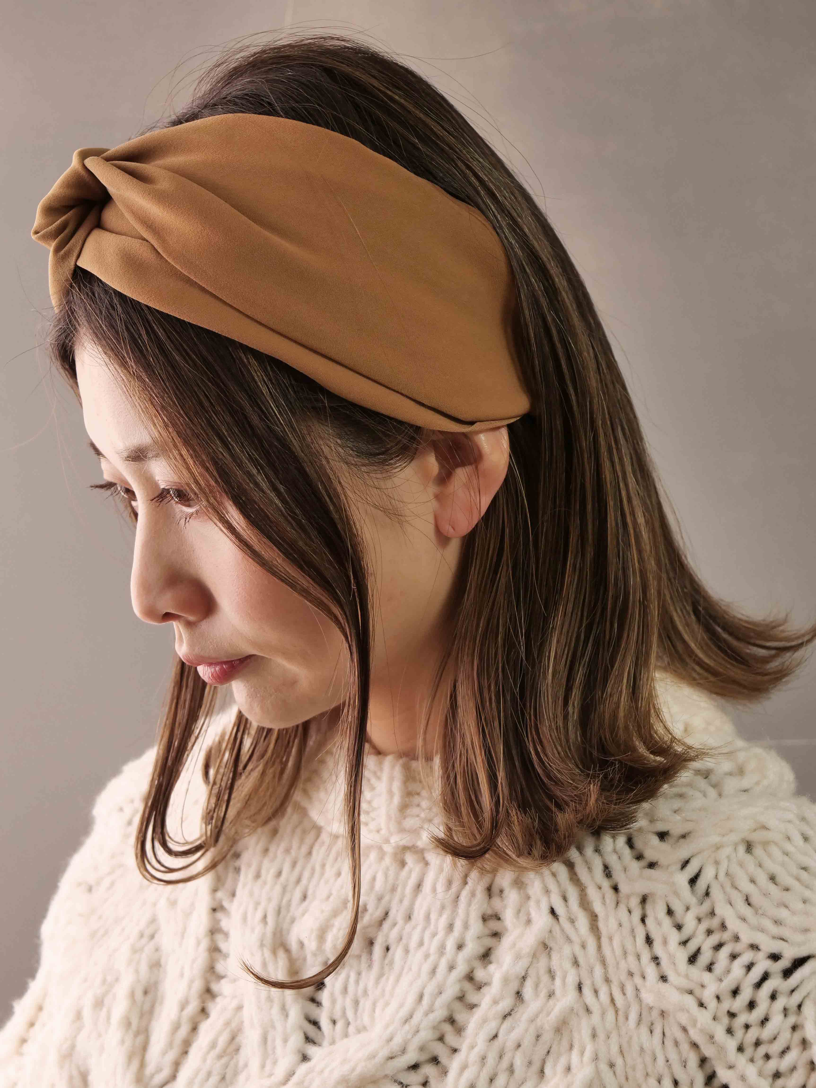 Suede-like Turban