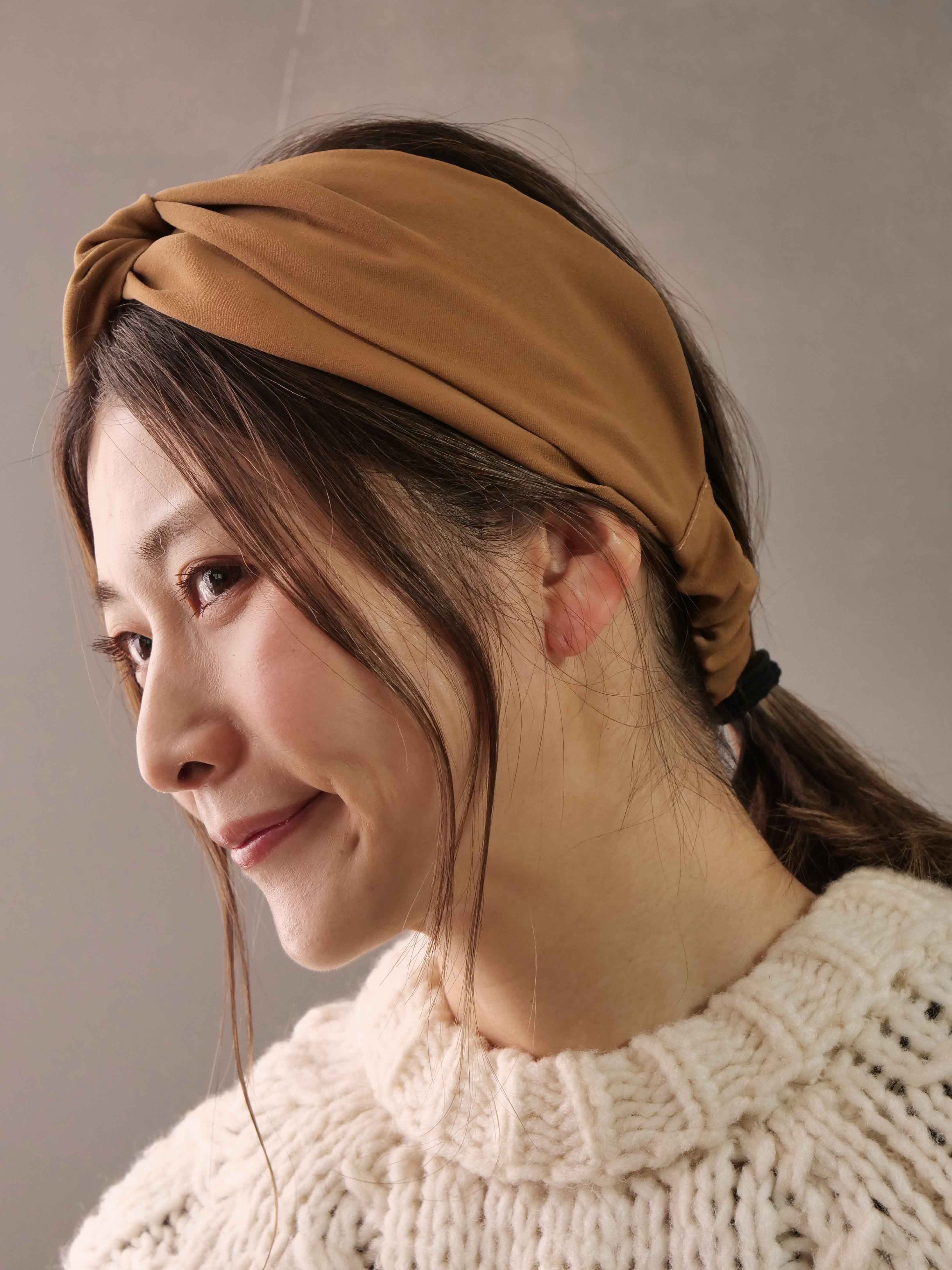 Suede-like Turban