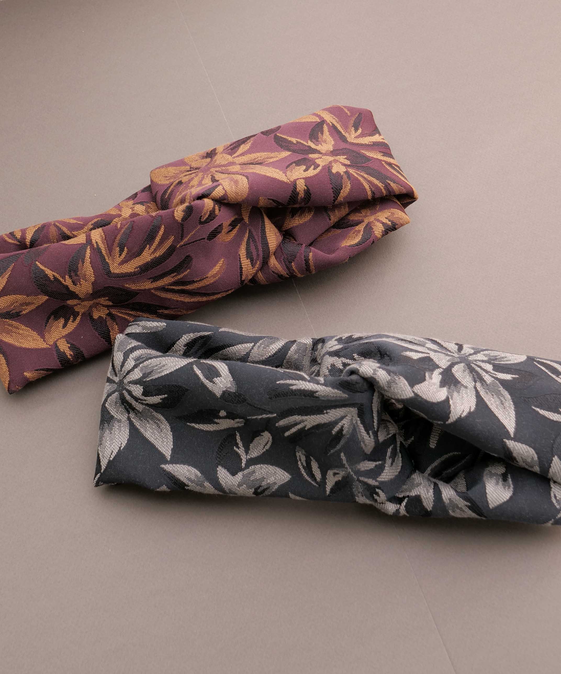 Leaf Jacquard Turban