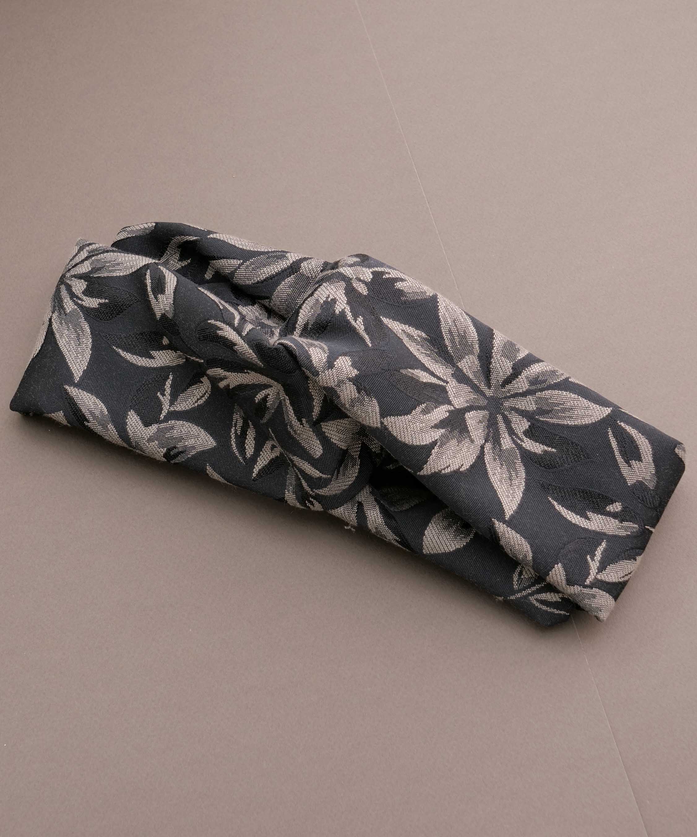 Leaf Jacquard Turban