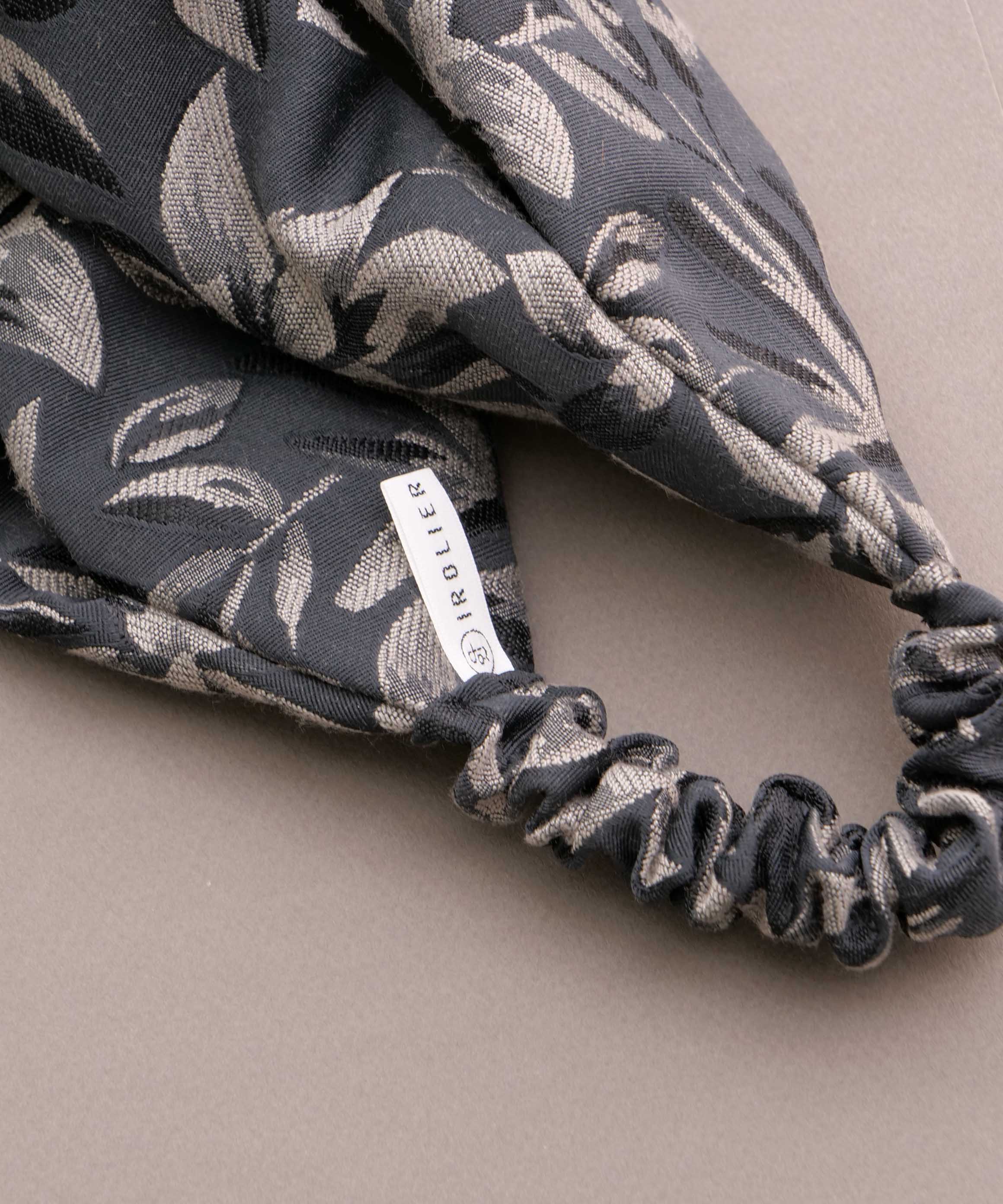Leaf Jacquard Turban