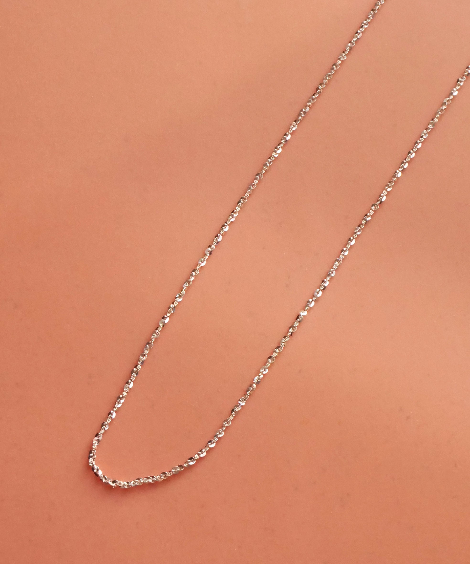 SV925 滑珠扭纹链项链