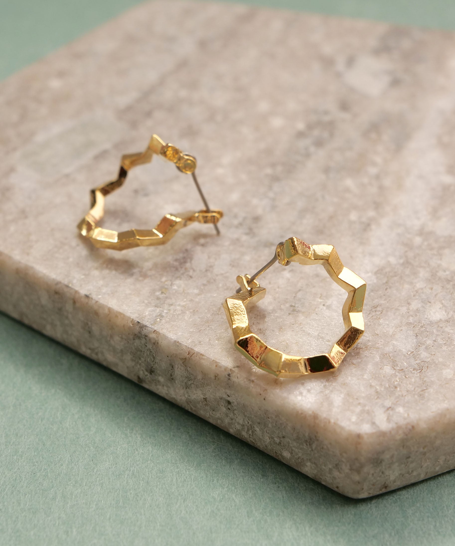 【矢泽心佩戴】折纸凹凸环耳环