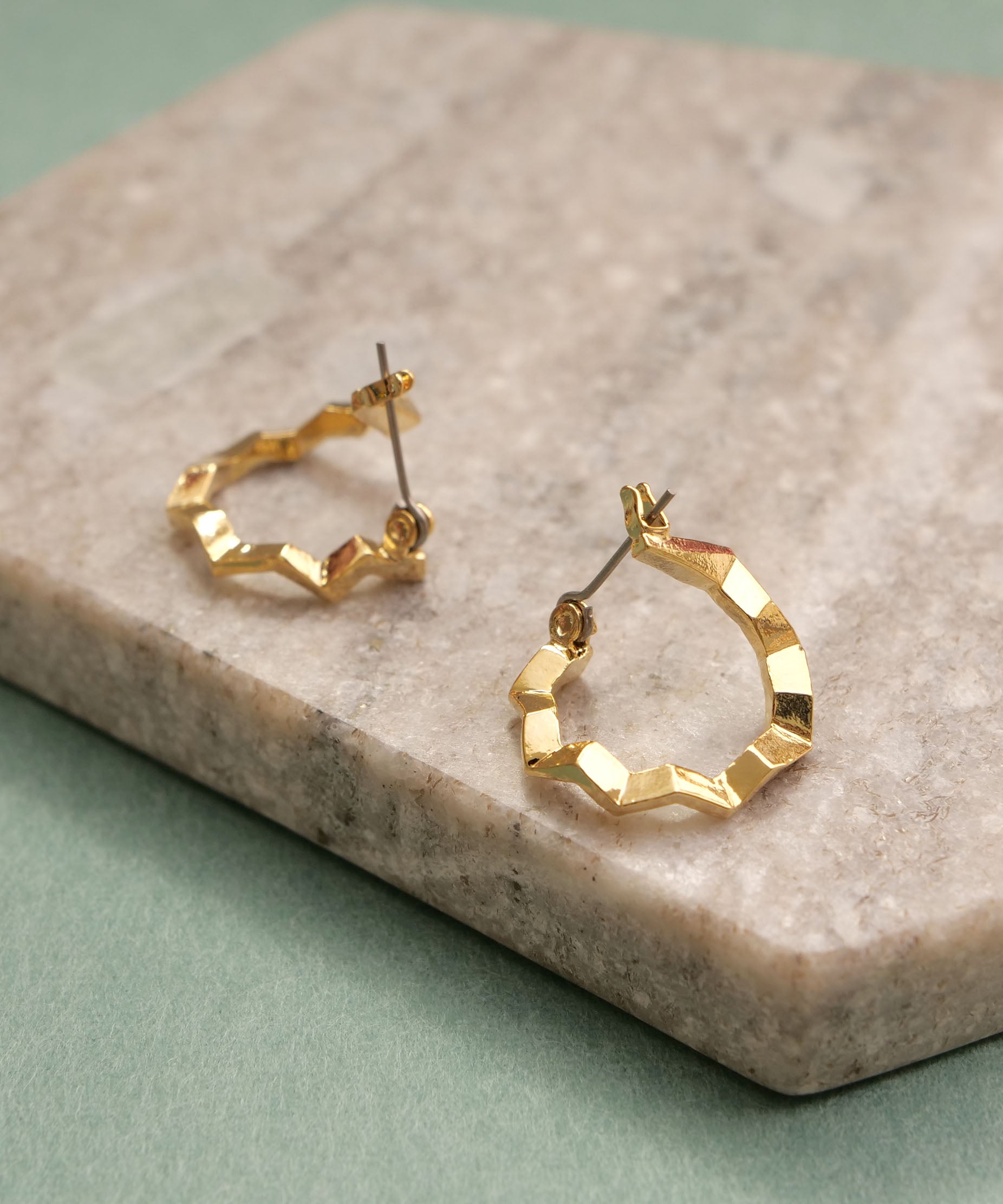 【矢泽心佩戴】折纸凹凸环耳环