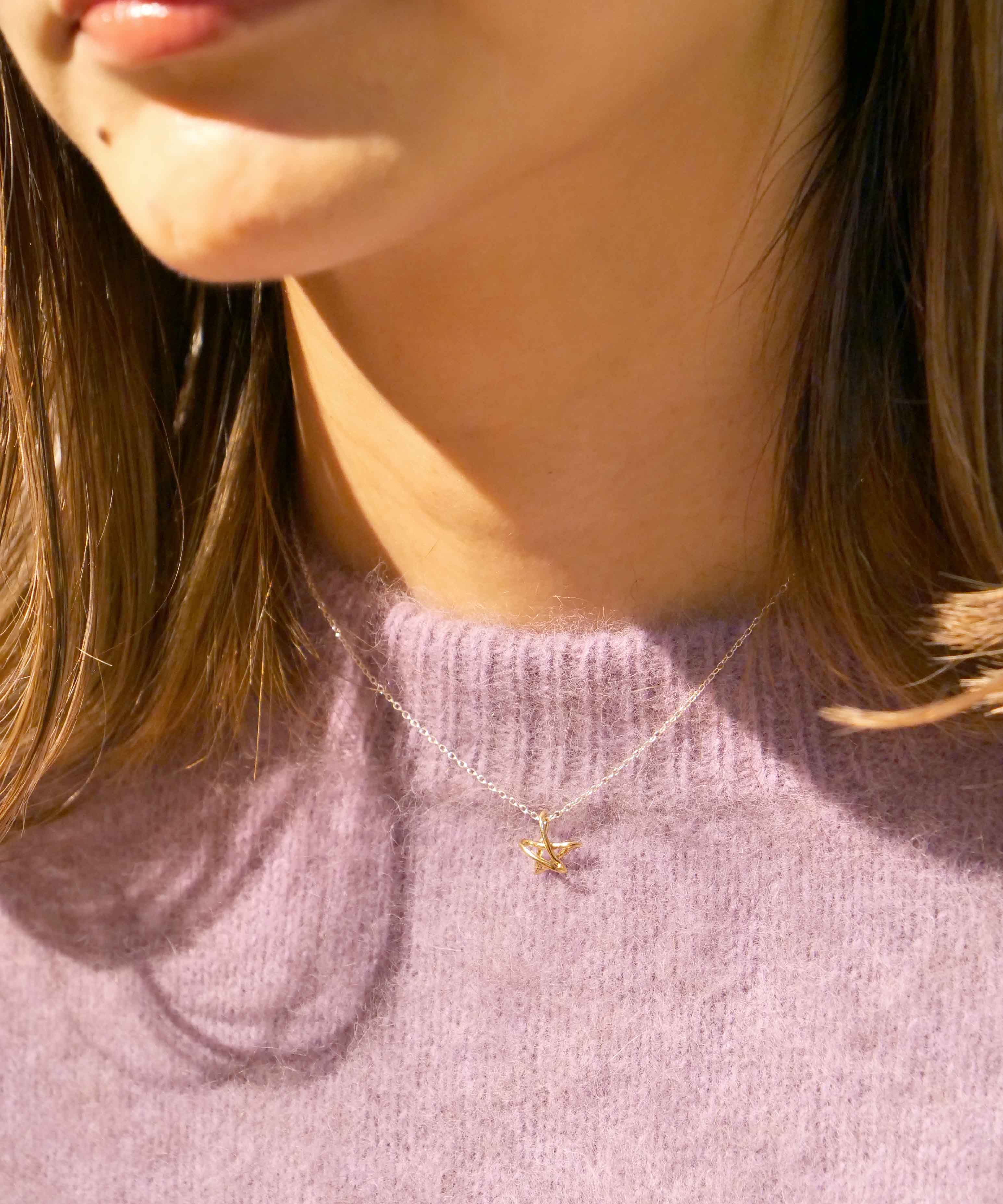 クリスマス限定 ラクガキスターネックレス&イヤーカフ ゴールド&ミックス