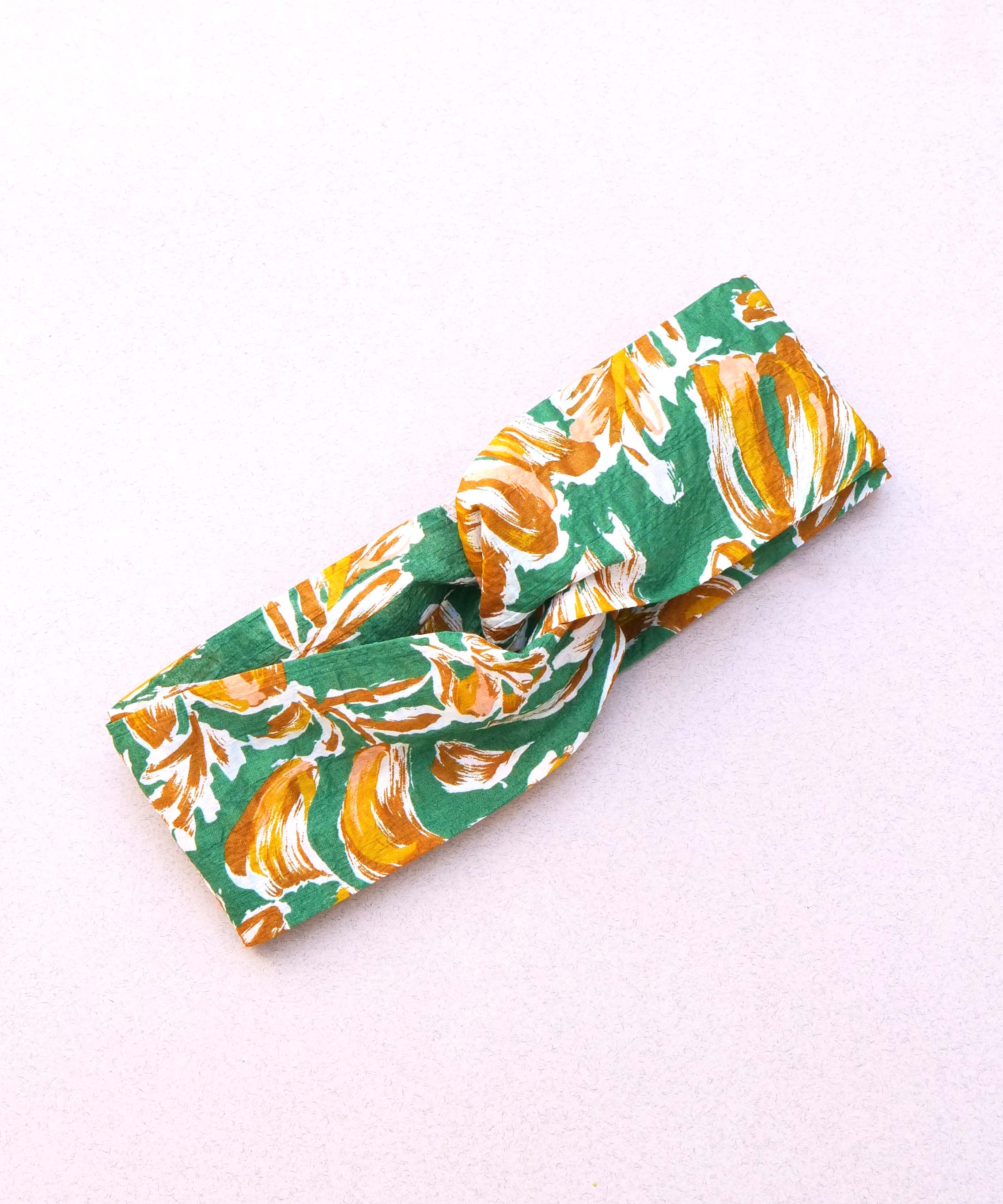 彩色印花棉质头巾