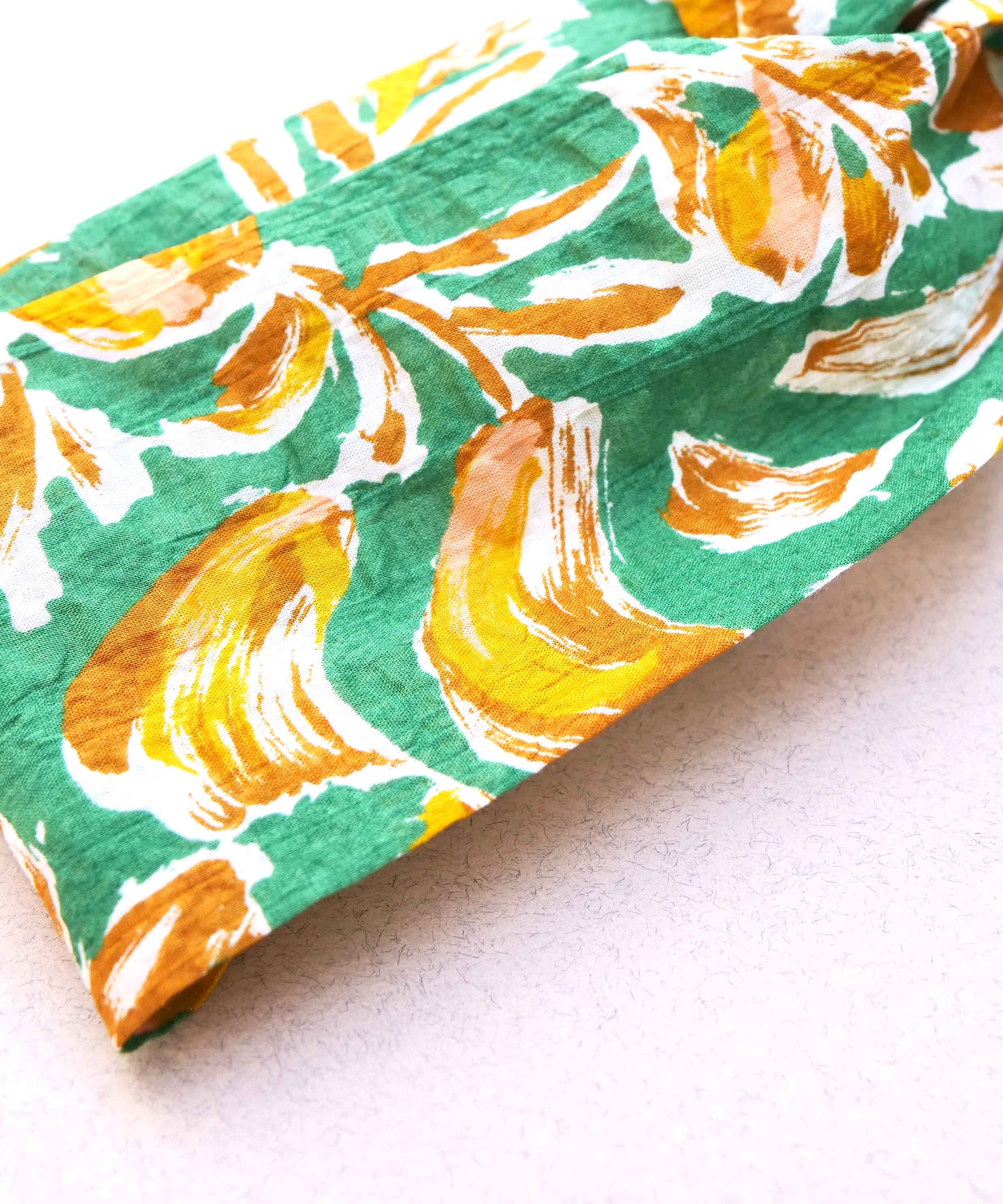 彩色印花棉质头巾