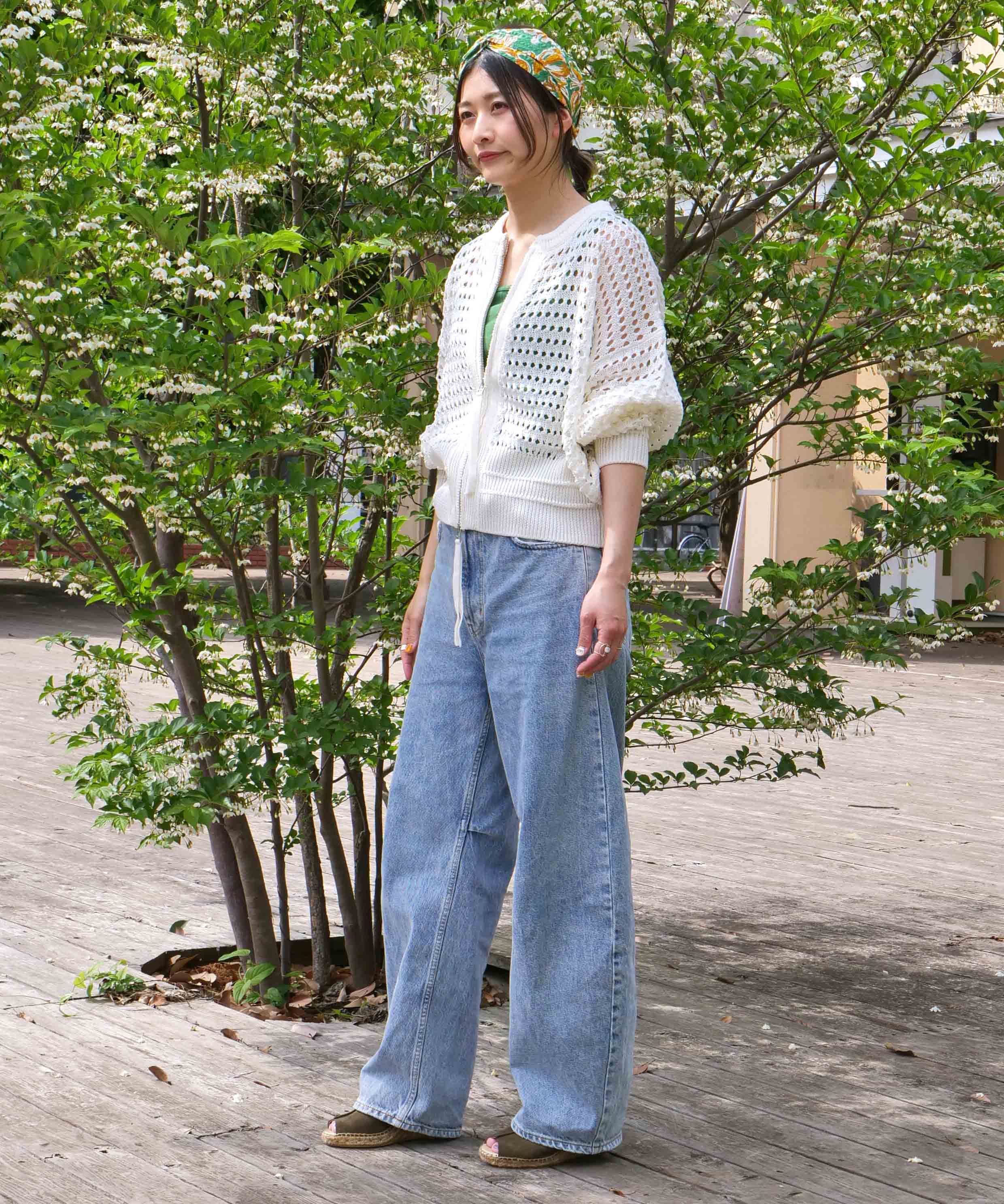 彩色印花棉质头巾