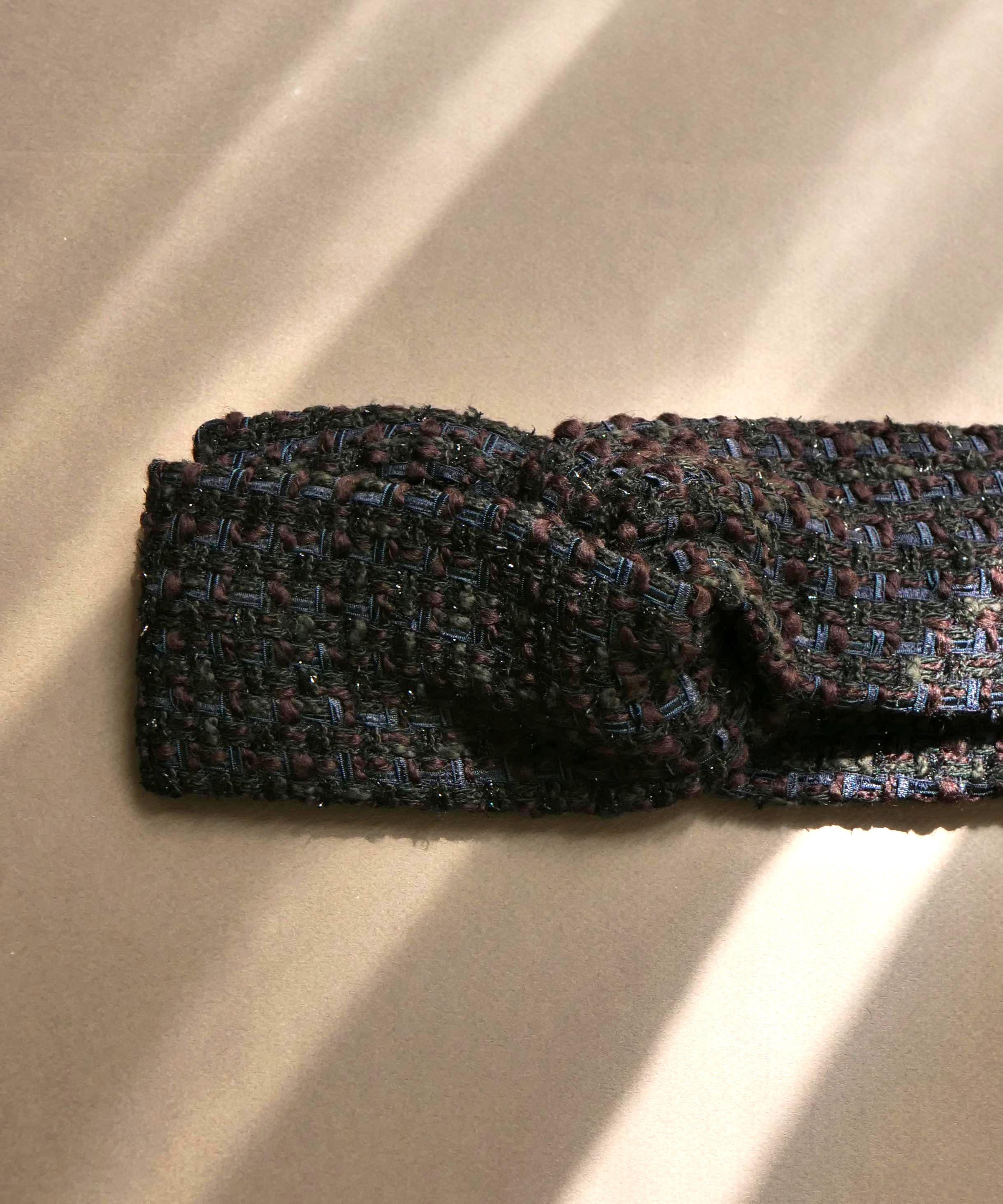 Lame Mix Tweed Turban