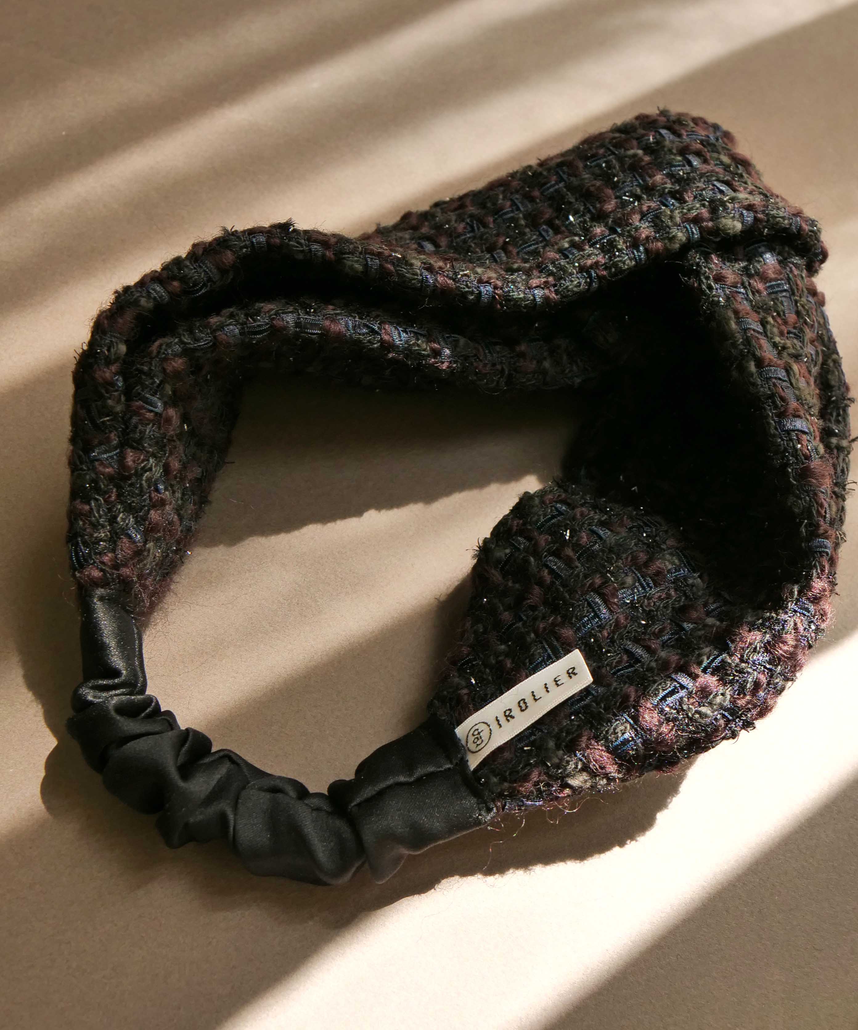 Lame Mix Tweed Turban