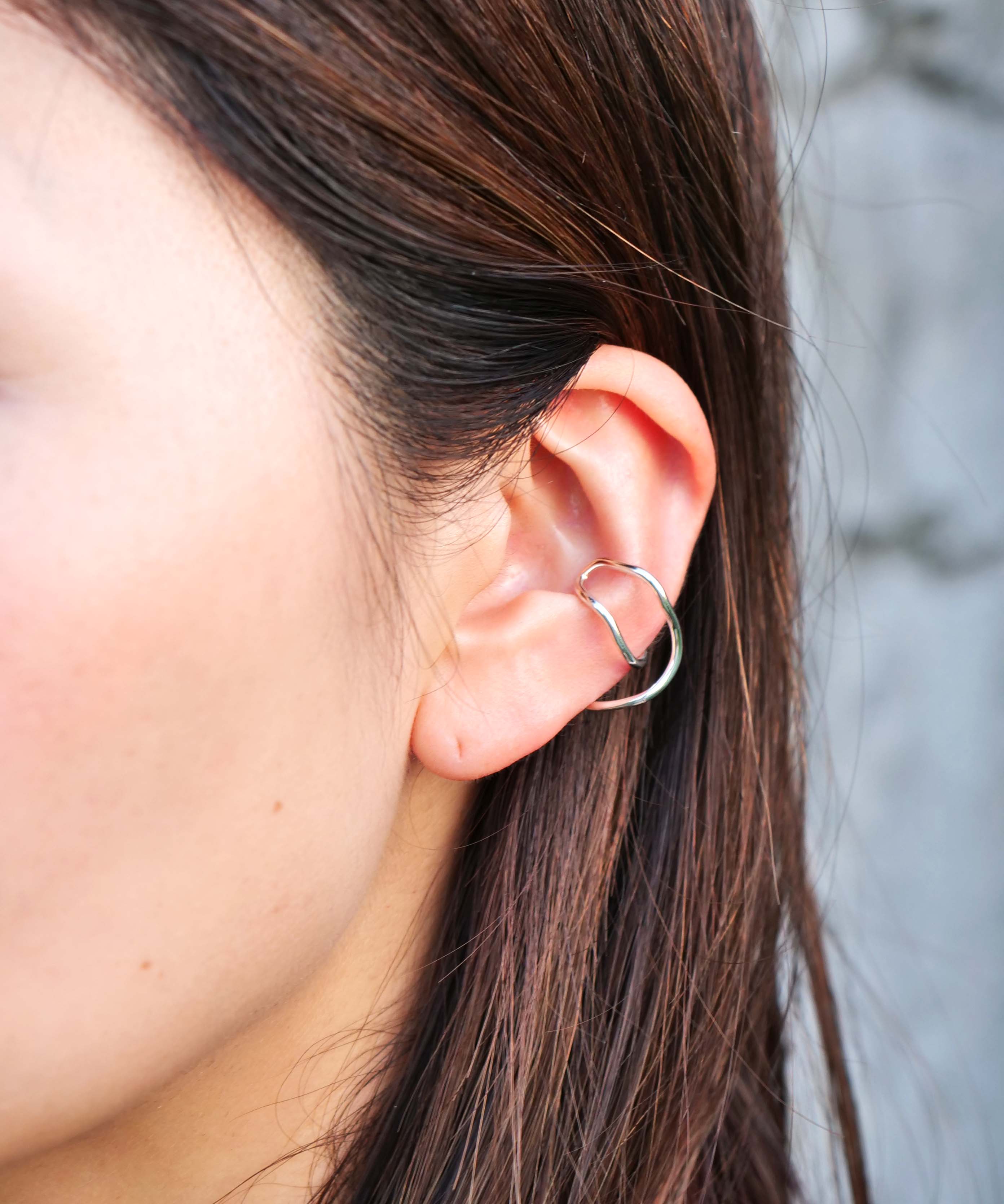 クリスマス限定 ラクガキスターネックレス&イヤーカフ シルバー