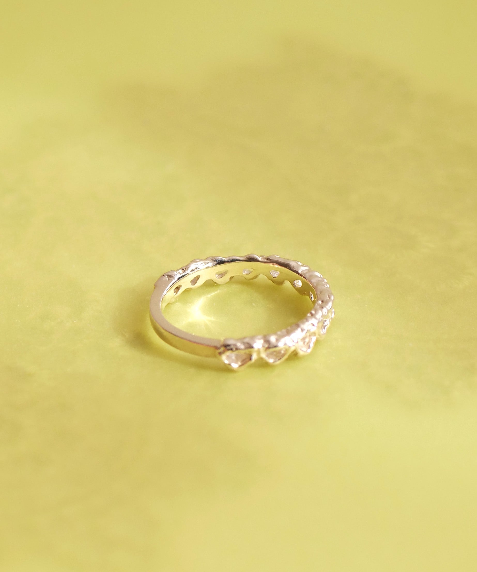 SV925 Cutout Lace Pinky Ring Silver Size 3, 5, 7