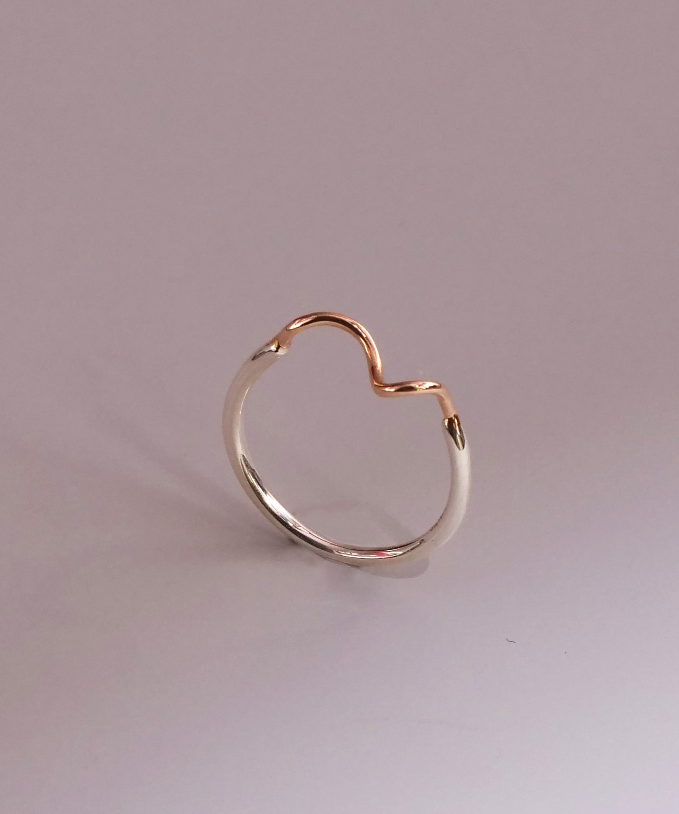K10×SV925 3D Graffiti Pinky Ring Size 3, 5, 7