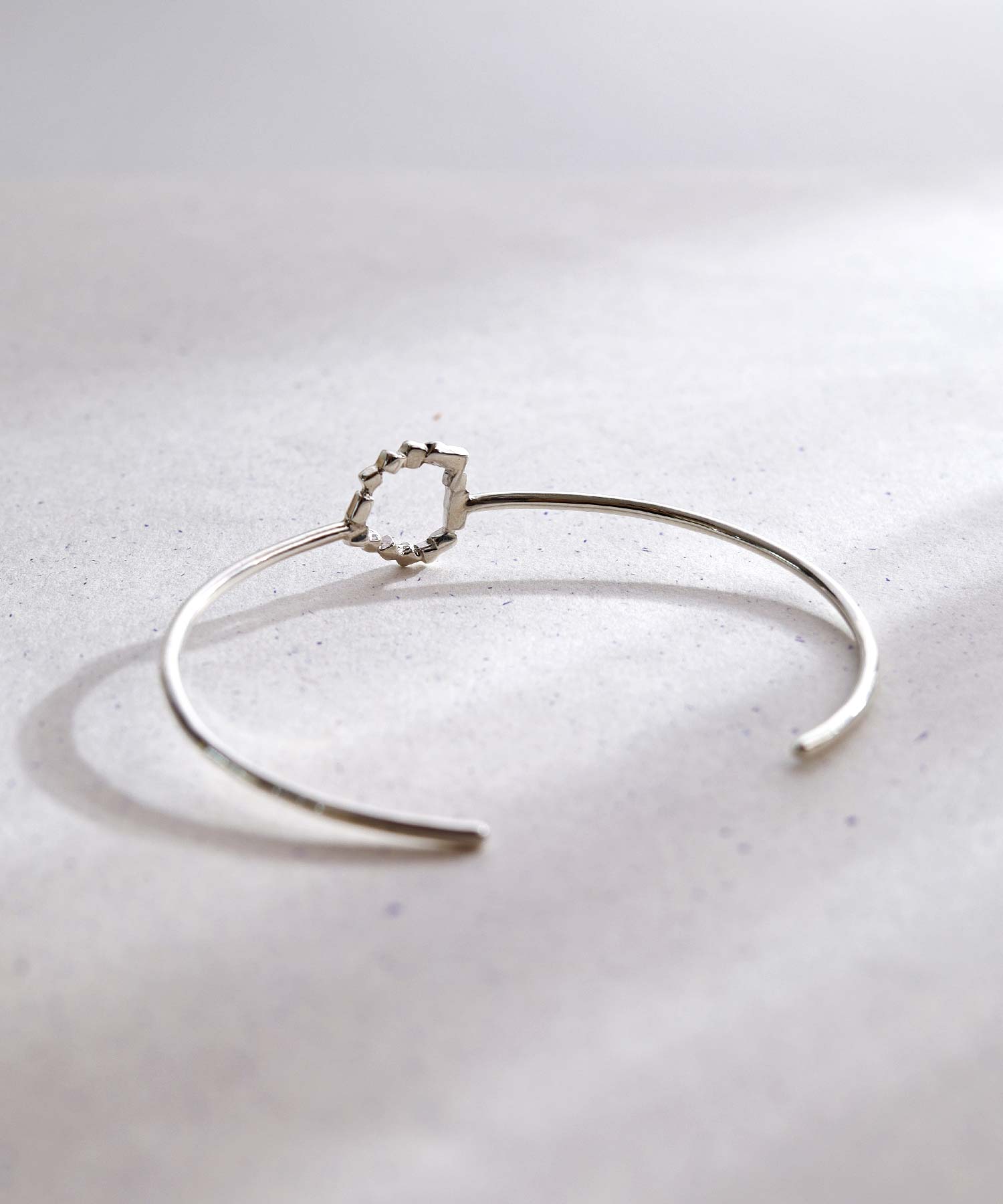 SV925 mini origami ring reversible earrings silver