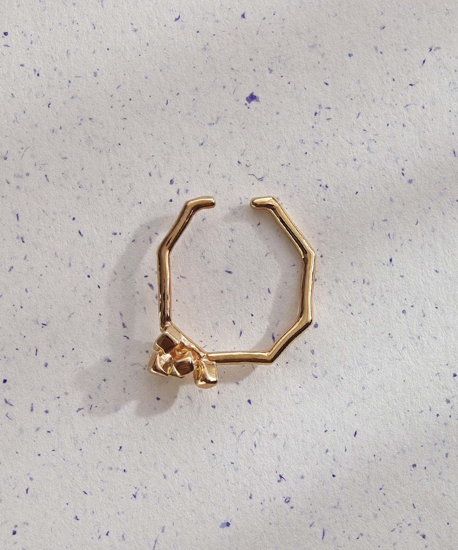 クリスマス限定 ラクガキスターネックレス&イヤーカフ ゴールド&ミックス