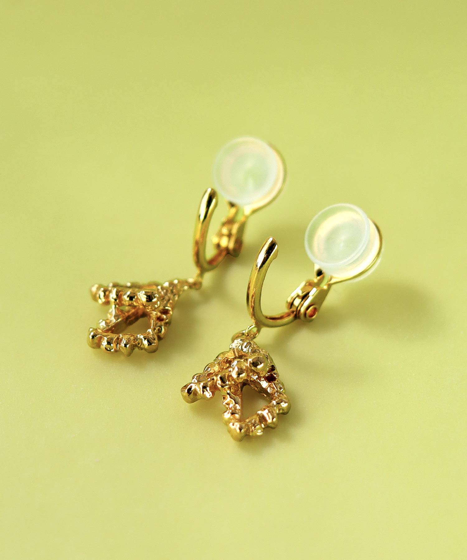 SV925 mini origami ring reversible earrings silver