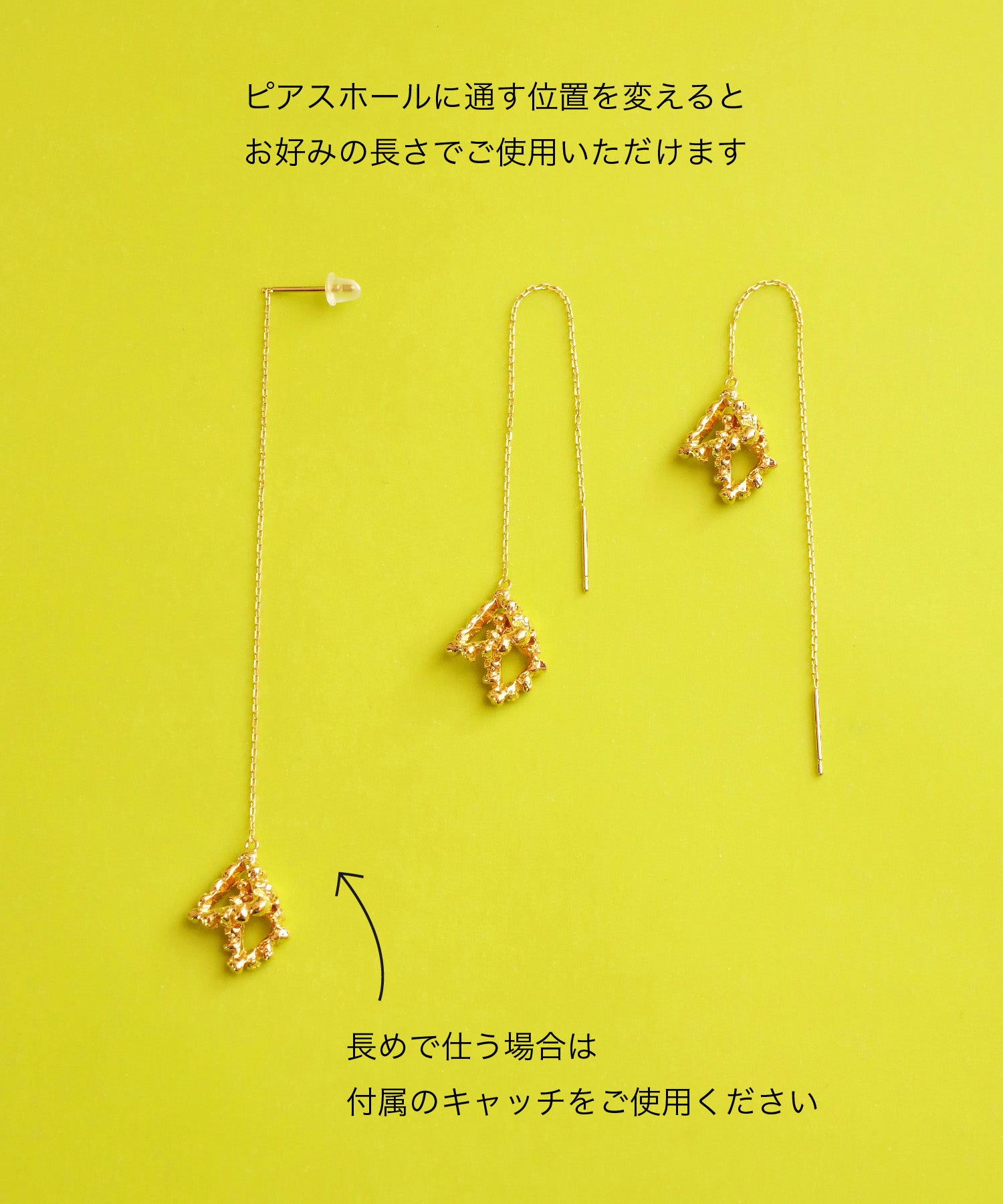 SV925 mini origami ring reversible earrings silver
