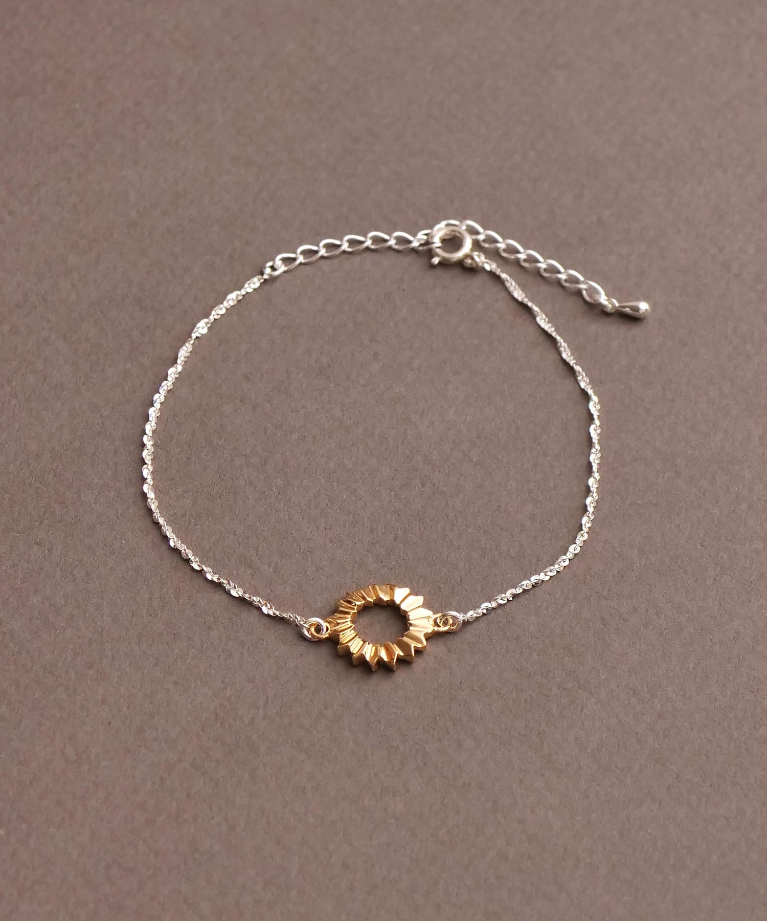 SV925フォールドオリガミメタルブレスレット ミックス