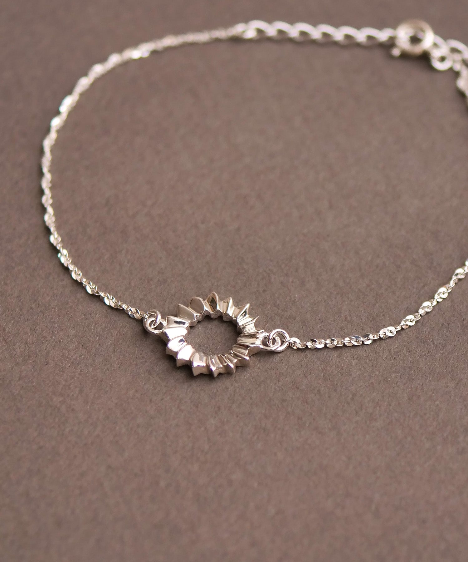 SV925フォールドオリガミメタルブレスレット シルバー