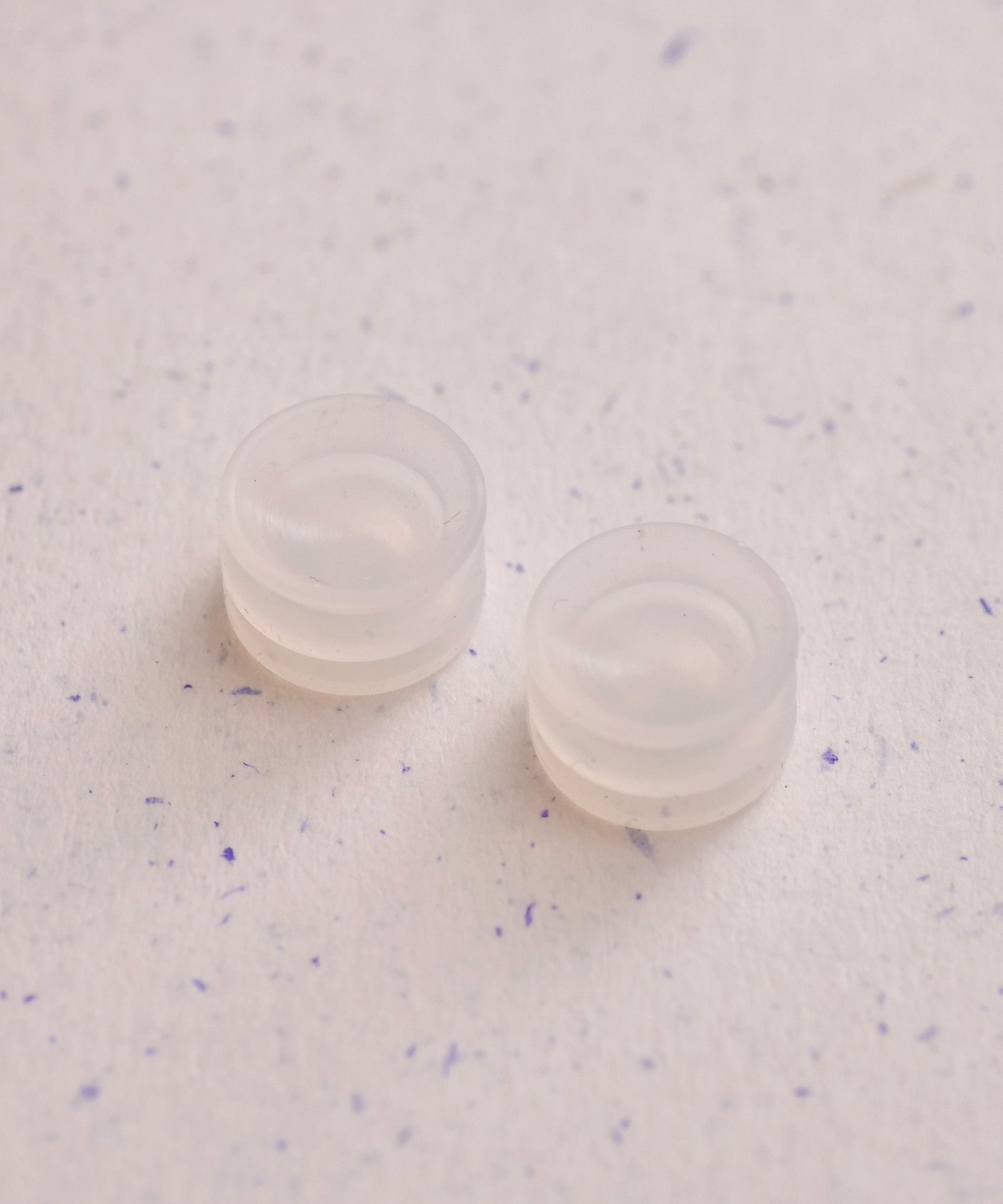 Silicone earring covers for silver