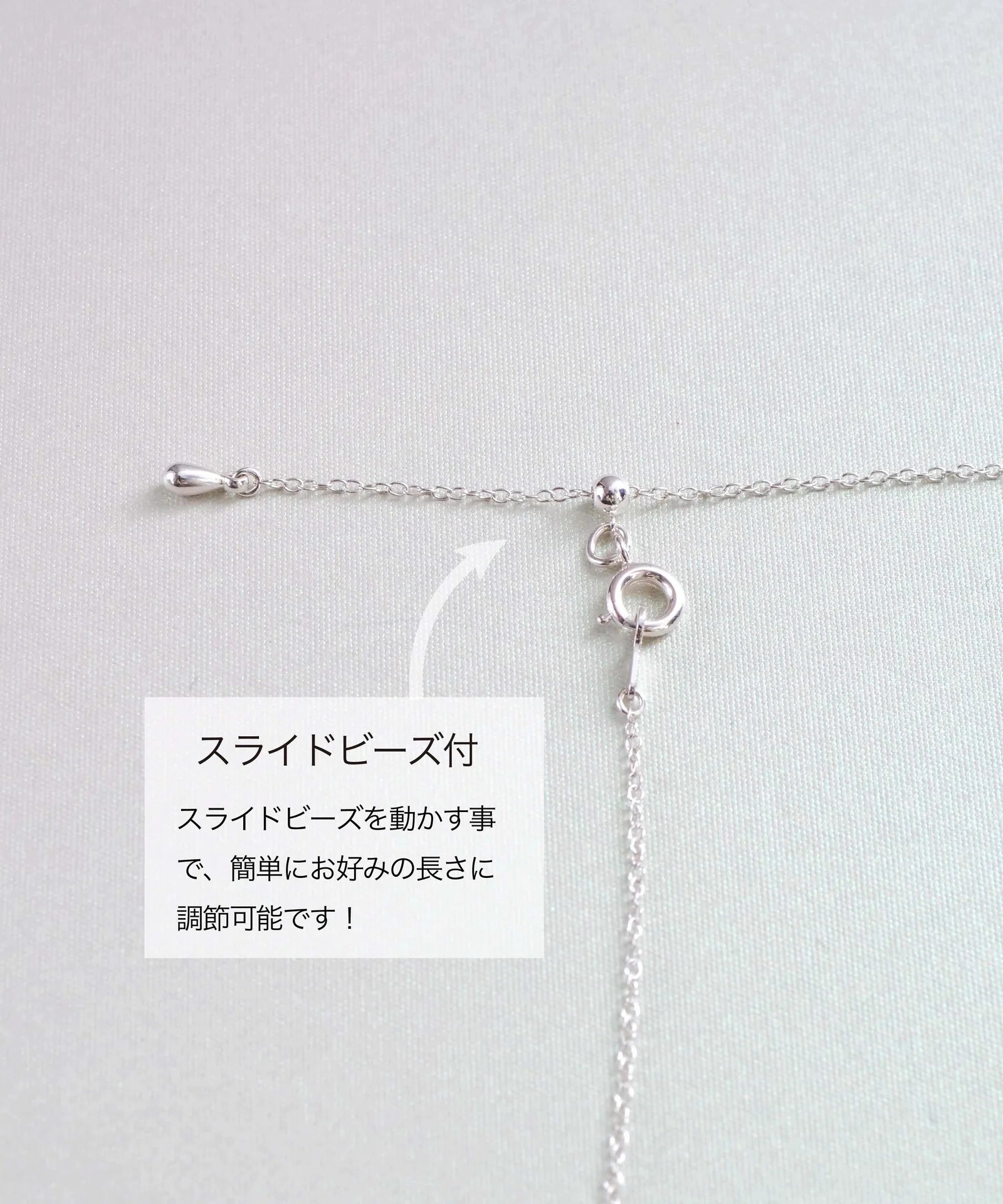 SV925ラクガキ八重咲きフラワーネックレス シルバー