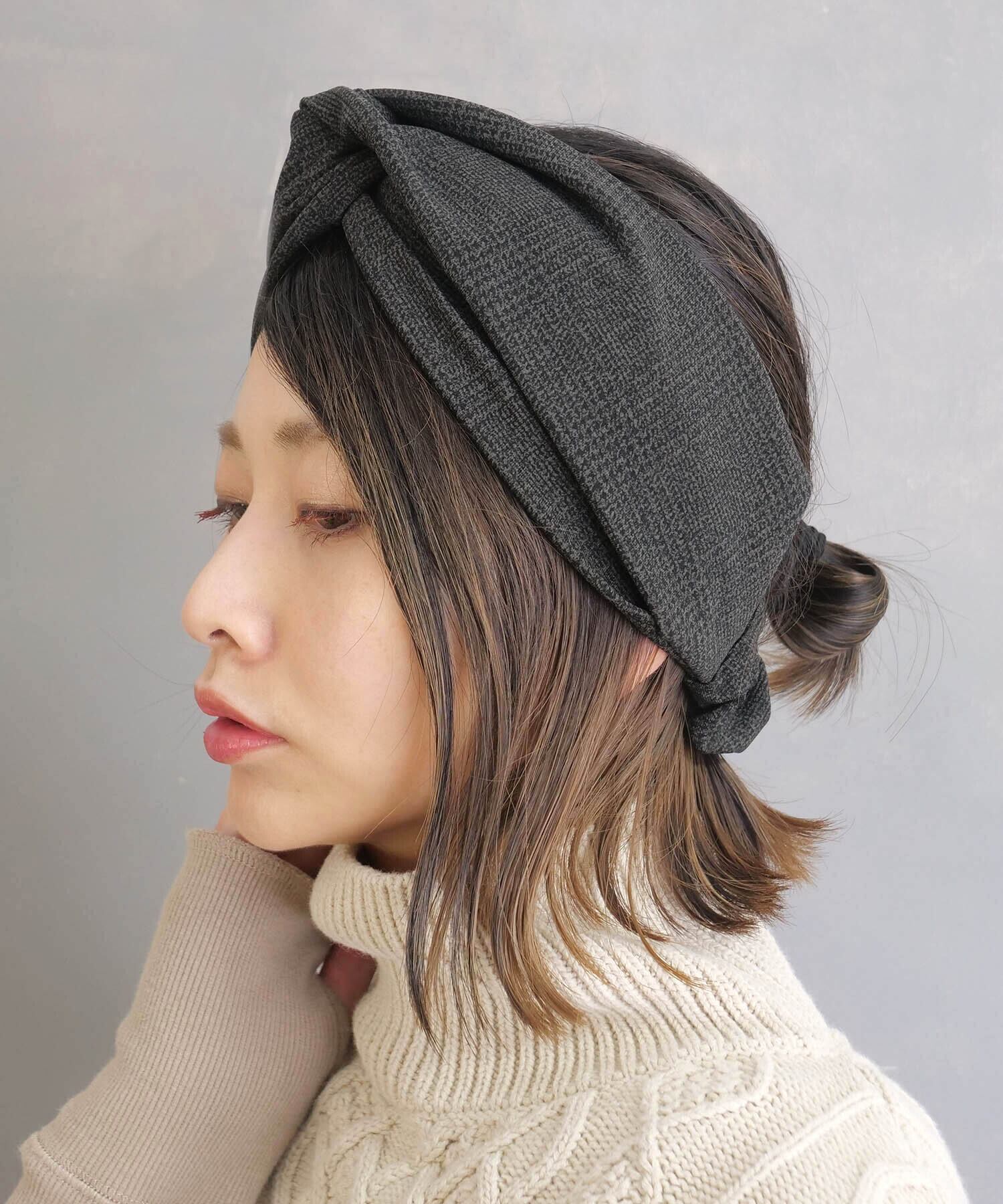 Glen Check Stretch Turban