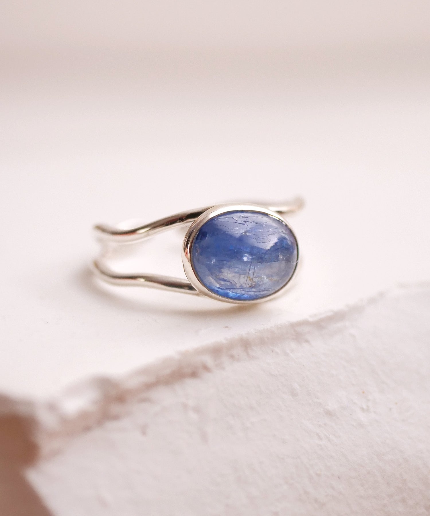 【1点限定】SV925ラクガキフリー天然石リング バイカラーカイヤナイト