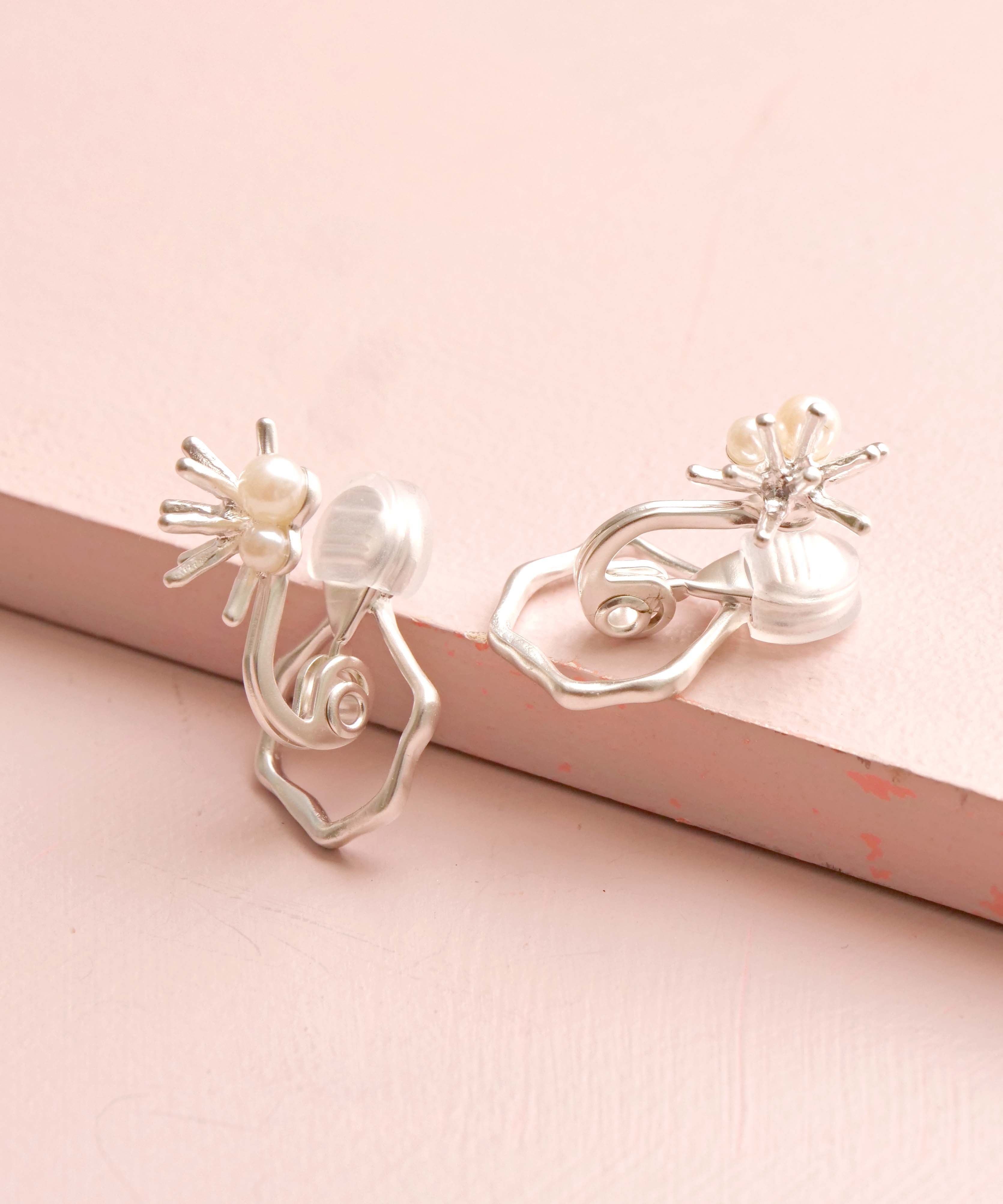 [2025 See-through Lucky Bag] Earrings set, silver 1