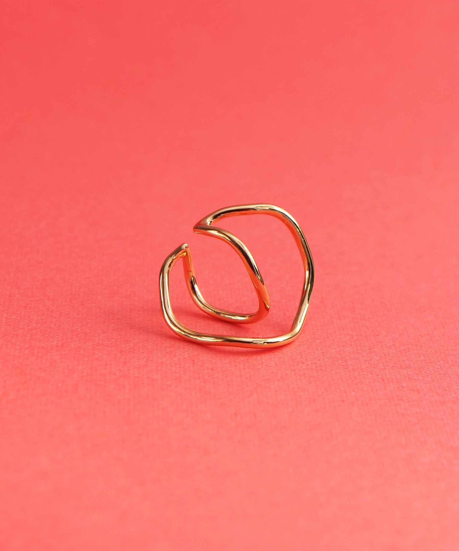 クリスマス限定  ラクガキスターネックレス&イヤーカフ　ゴールド&ミックス