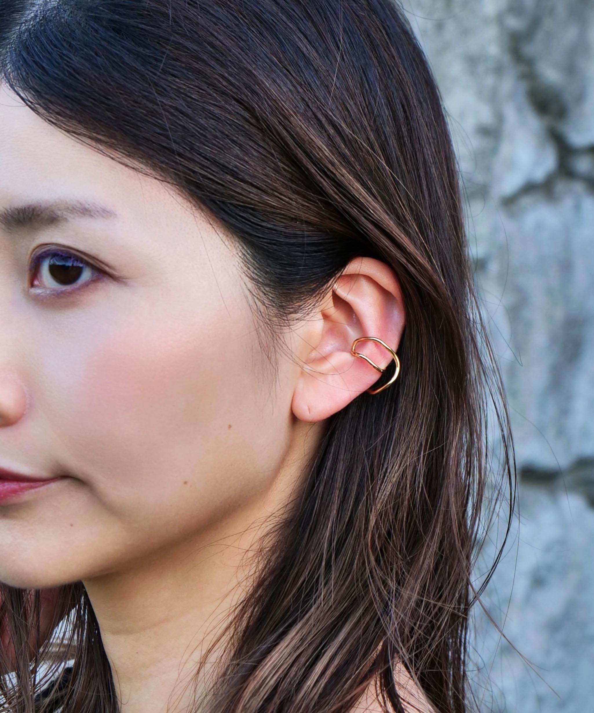 クリスマス限定  ラクガキスターネックレス&イヤーカフ　ゴールド&ミックス