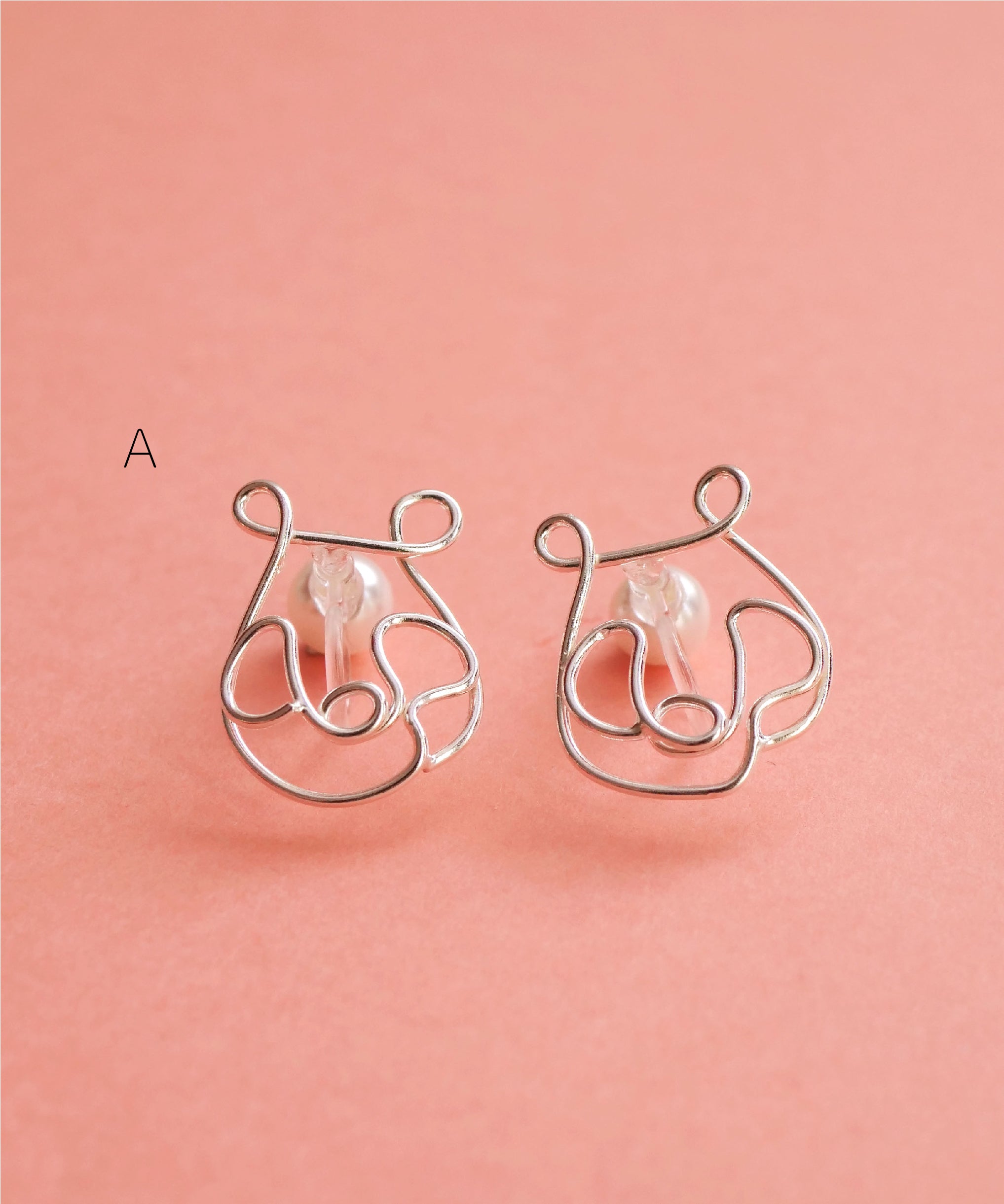 [Limited Edition] SV925 Graffiti Panda Earrings