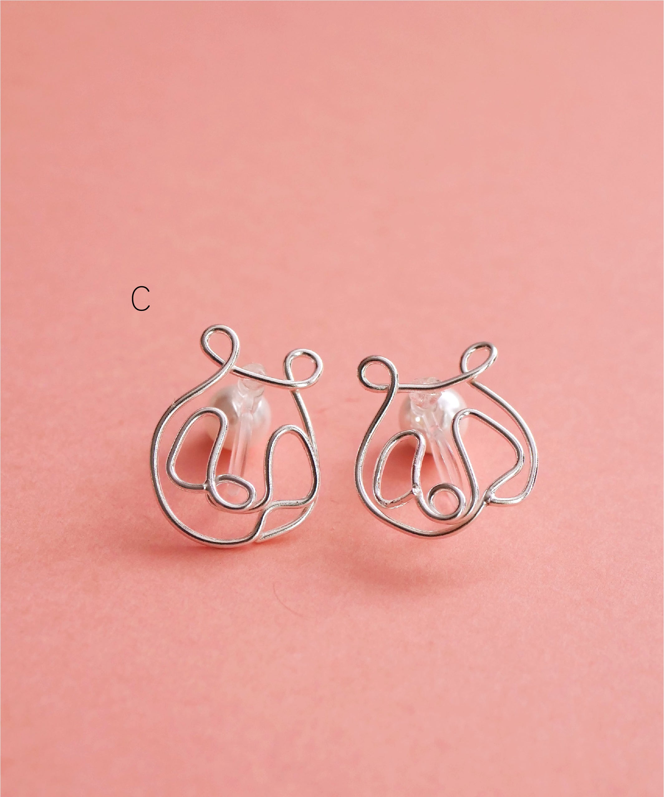[Limited Edition] SV925 Graffiti Panda Earrings