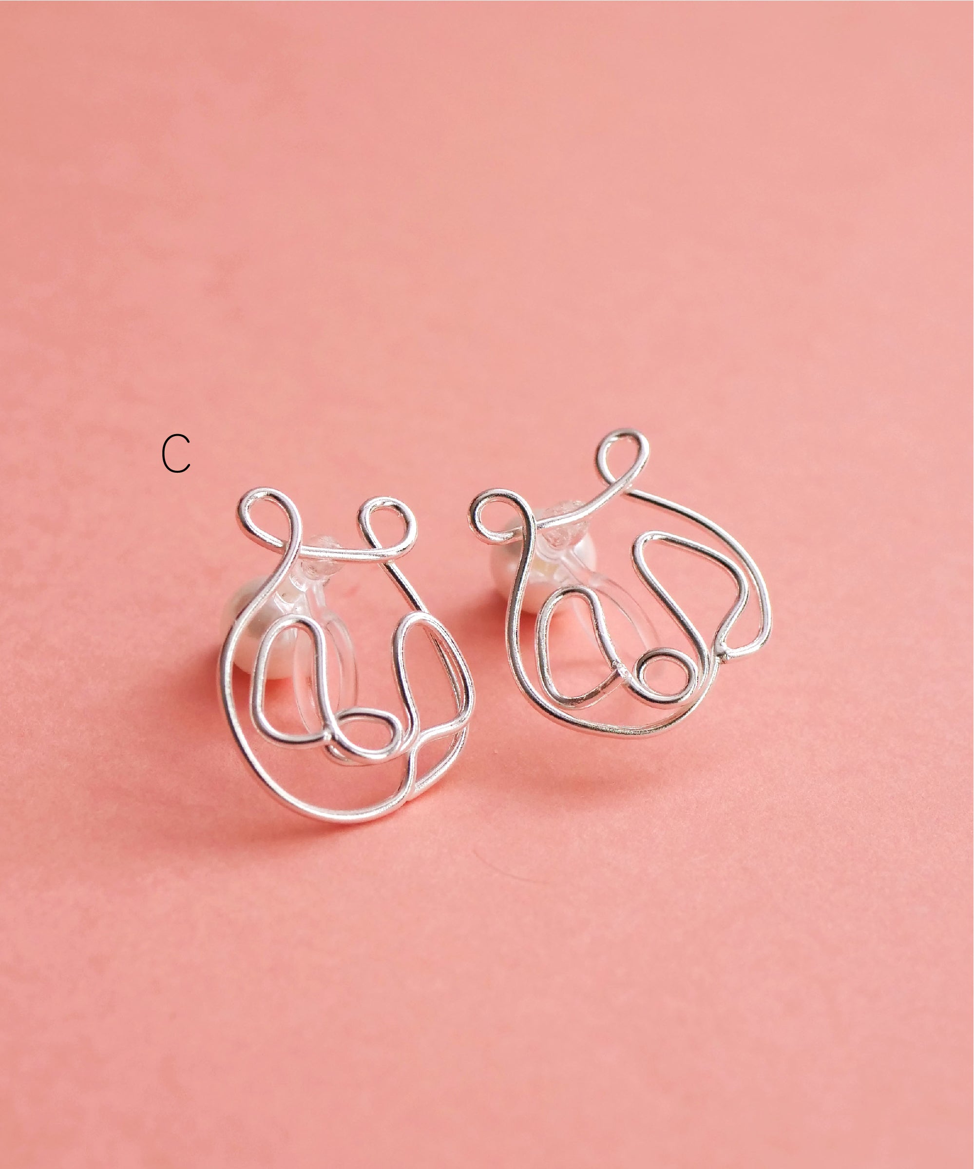 [Limited Edition] SV925 Graffiti Panda Earrings