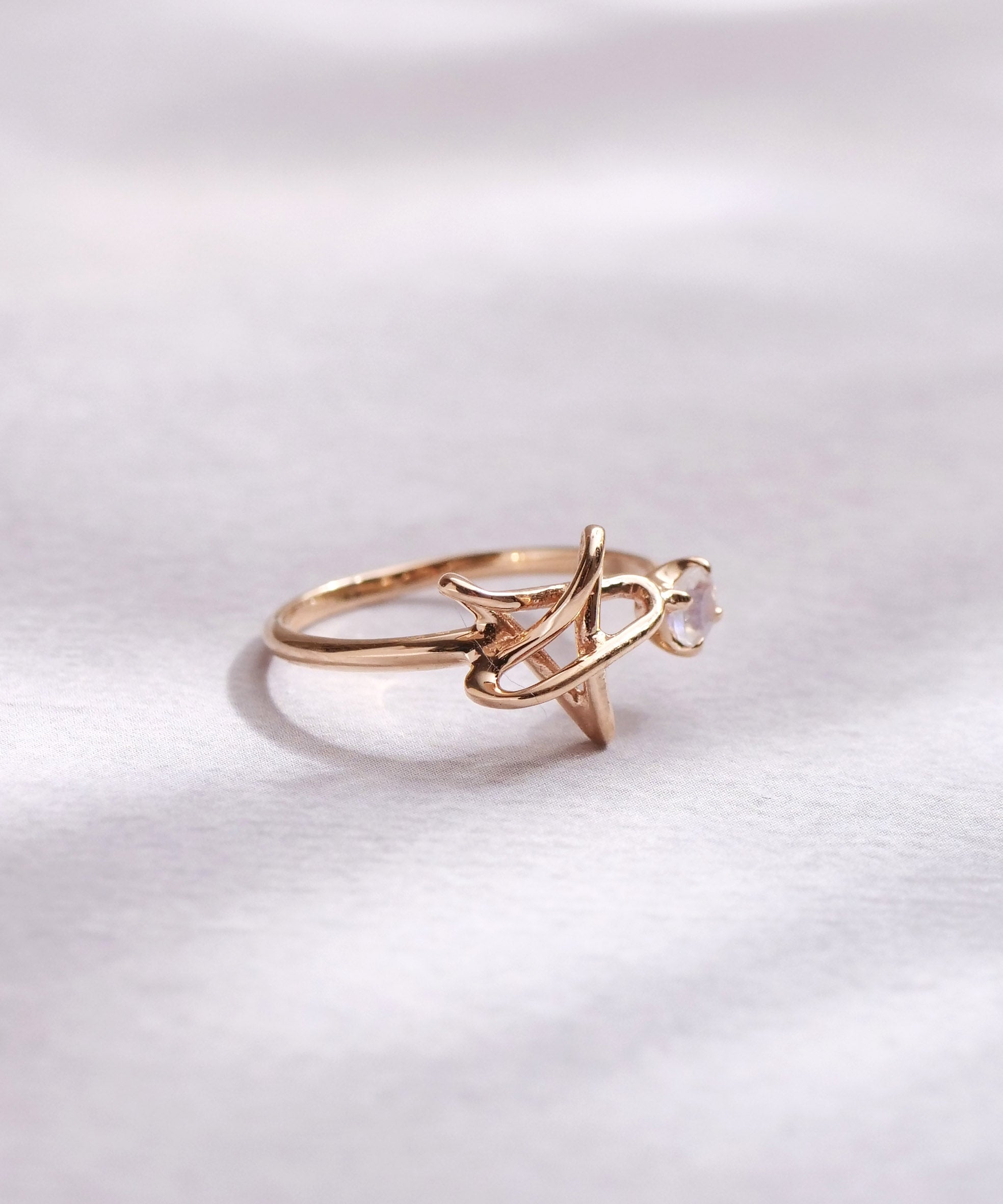 SV925 Graffiti Star Ear Cuff S Gold
