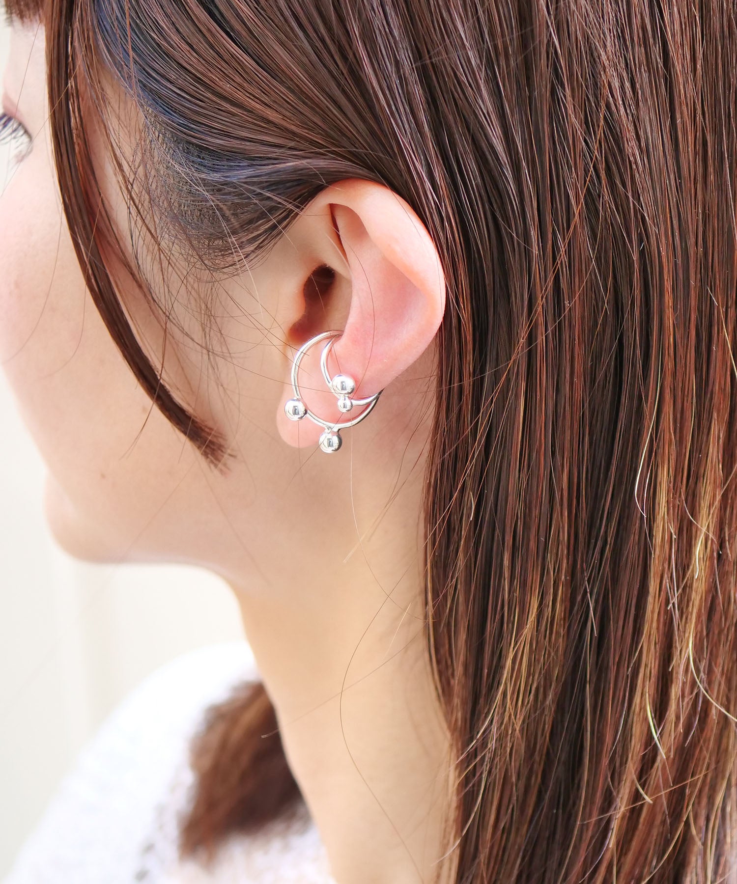 クリスマス限定　5waymini淡水パールチョーカーブレスset シルバー