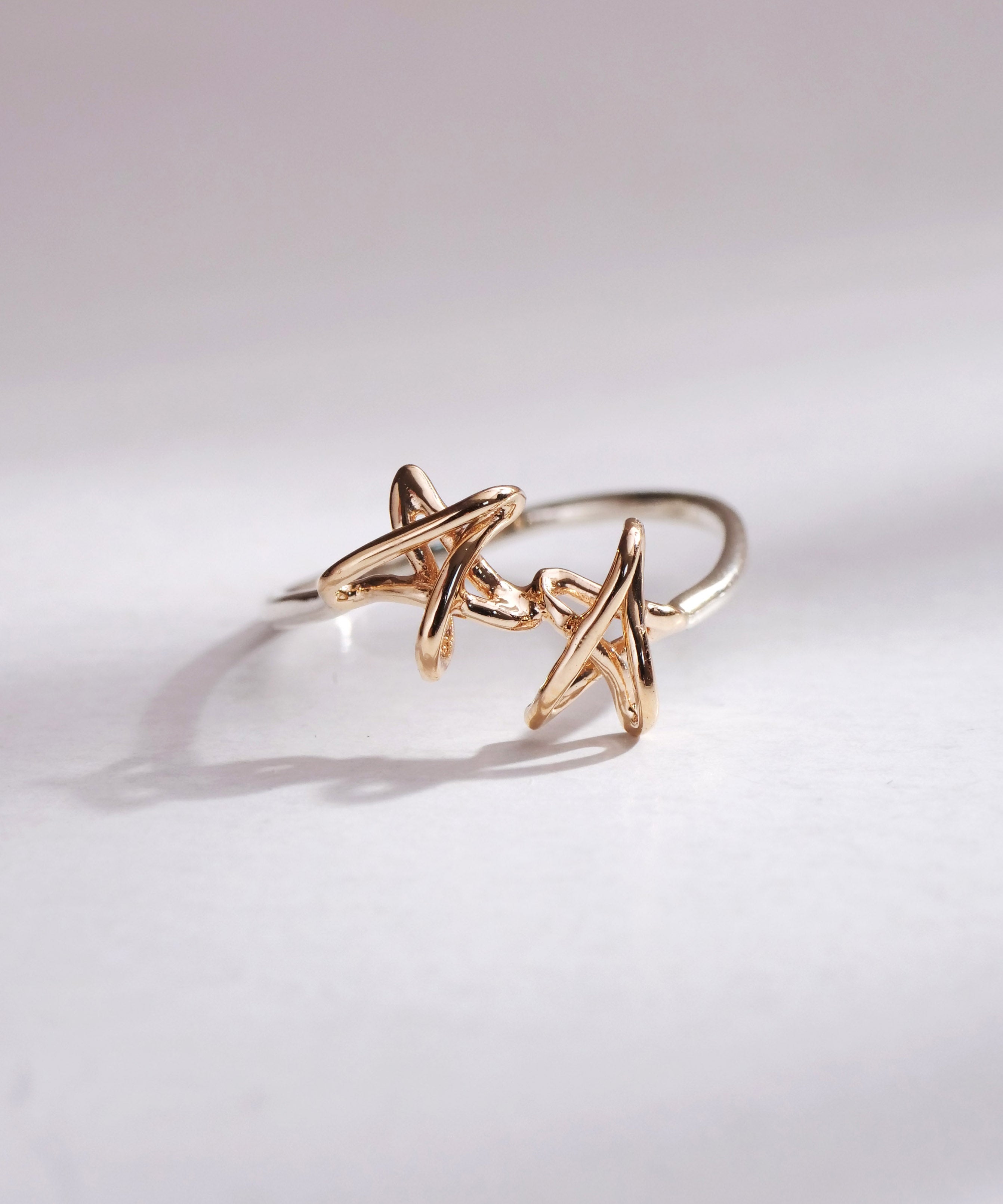 Christmas limited edition Graffiti star necklace &amp; ear cuff set