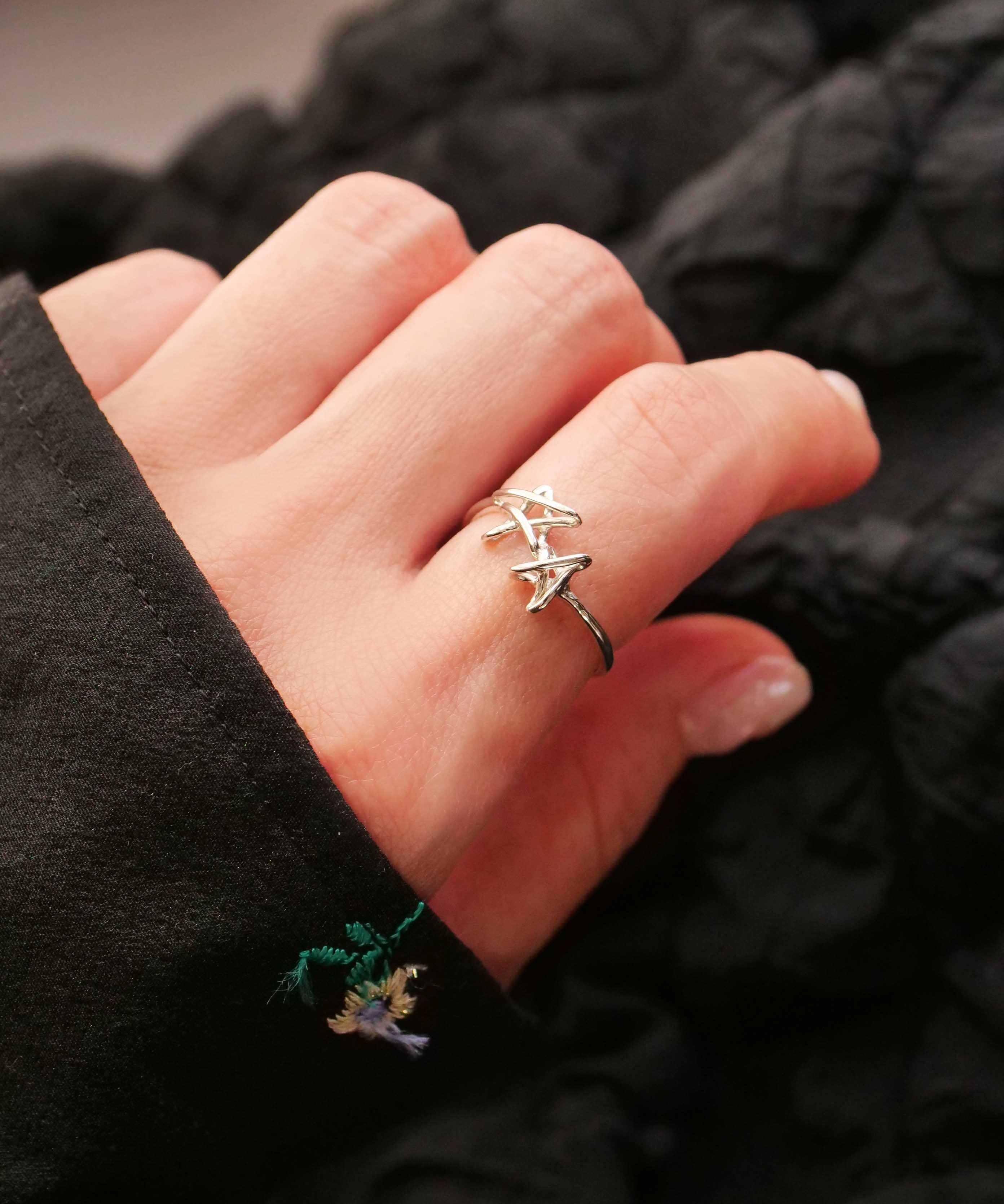 クリスマス限定　5waymini淡水パールチョーカーブレスset シルバー