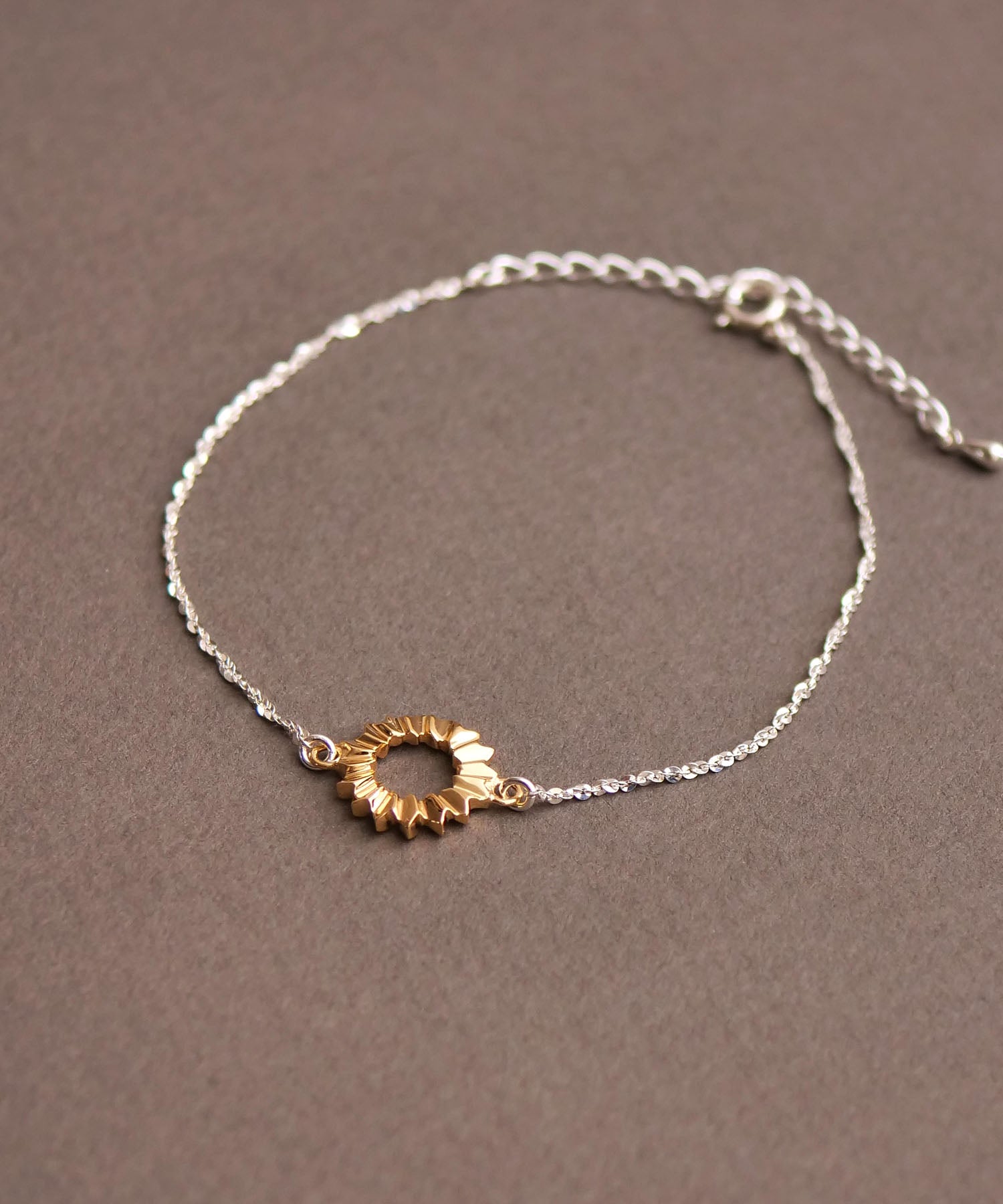 SV925フォールドオリガミメタルブレスレット ミックス