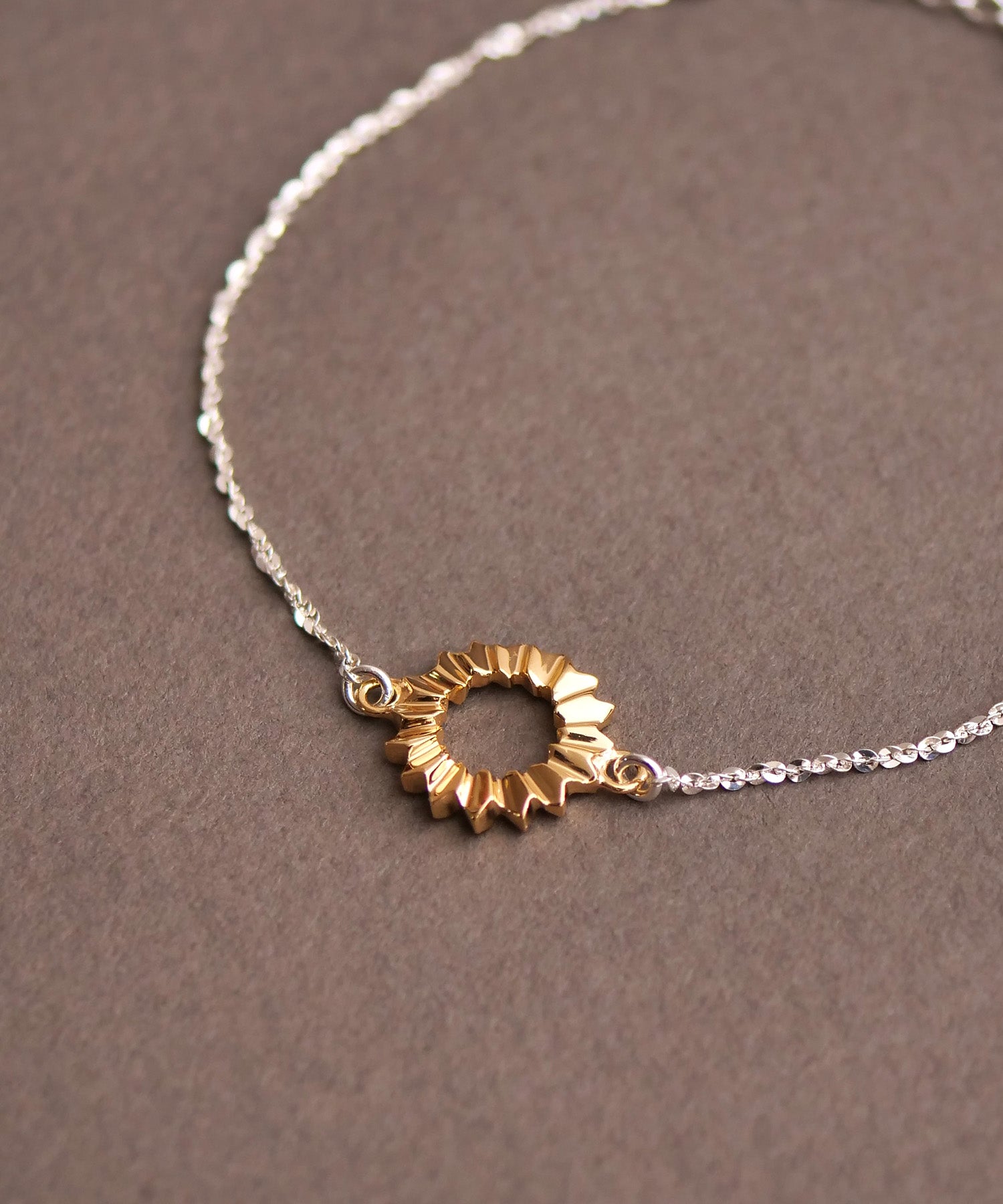 SV925フォールドオリガミメタルブレスレット ミックス