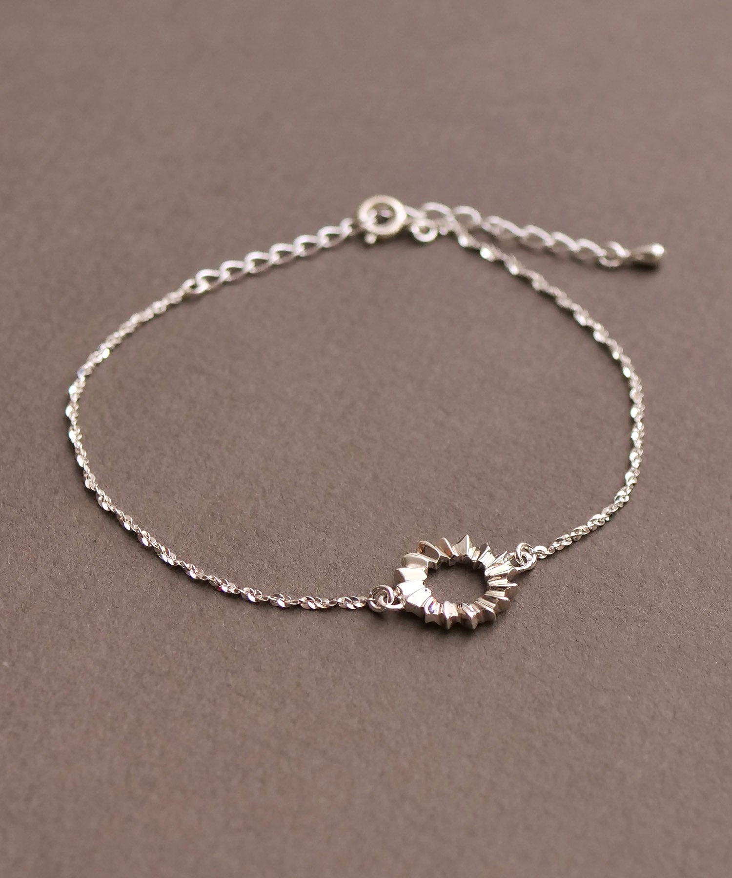 SV925フォールドオリガミメタルブレスレット シルバー