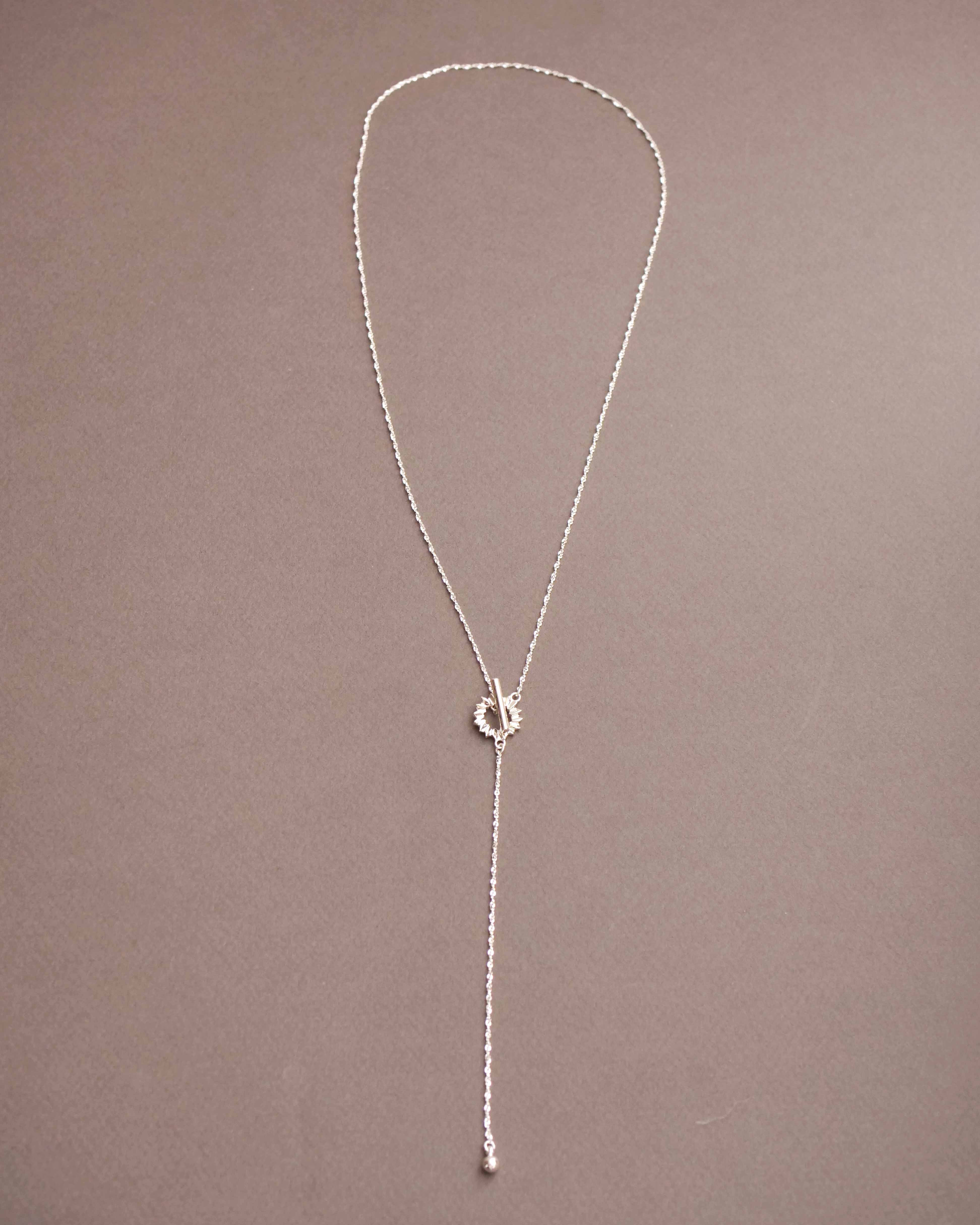 SV925フォールドオリガミネックレス シルバー