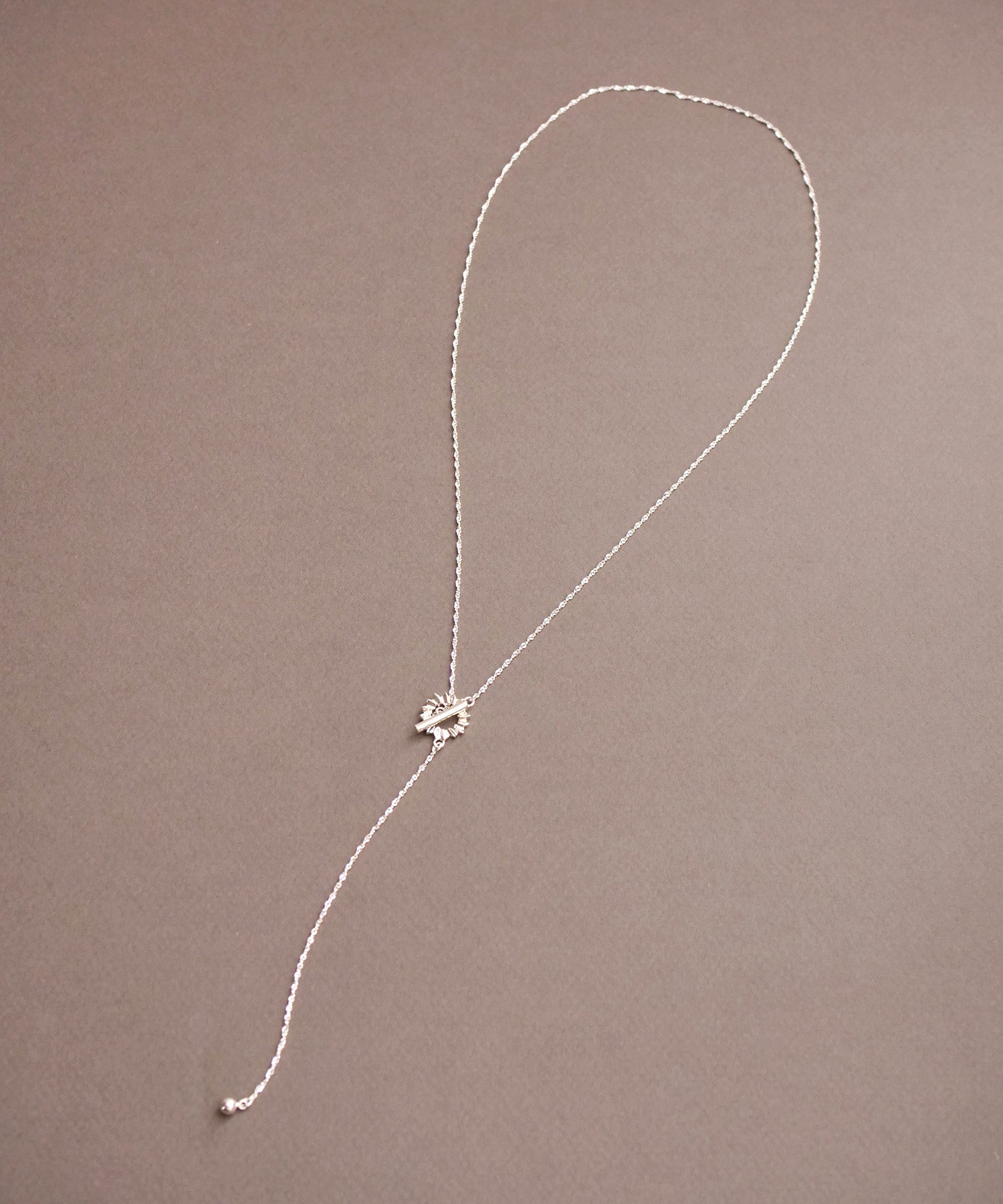 SV925フォールドオリガミネックレス シルバー