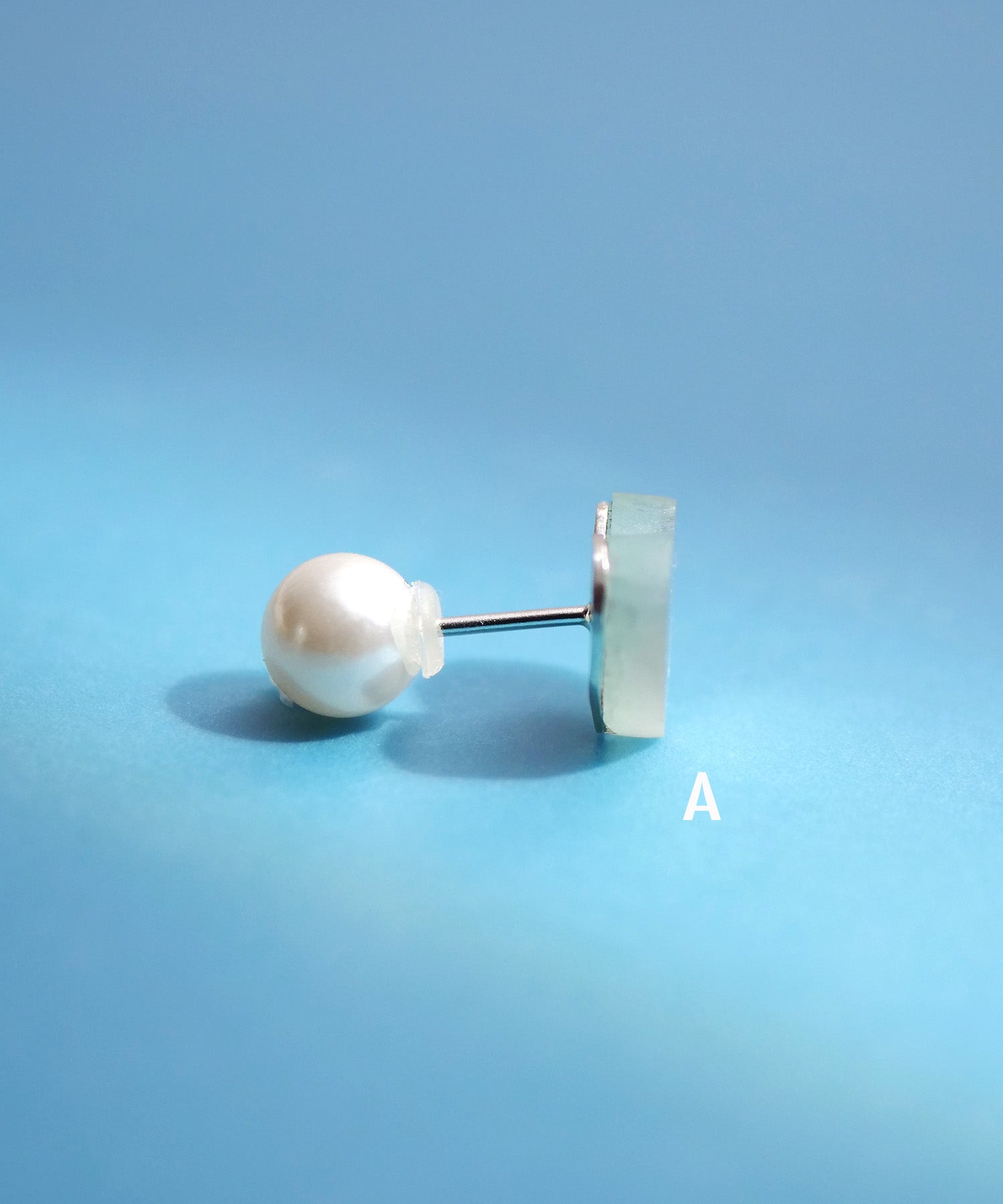 【限定商品】SV925ハート天然石ピアス トルマリン 片耳