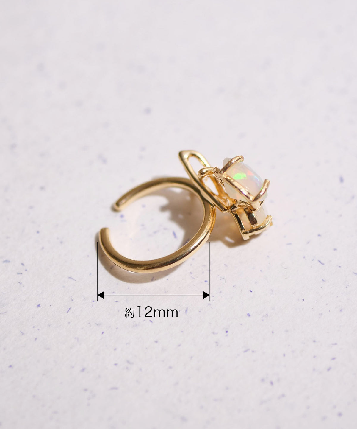 【限定アイテム】SV925ラクガキスタービジューオパールイヤーカフ