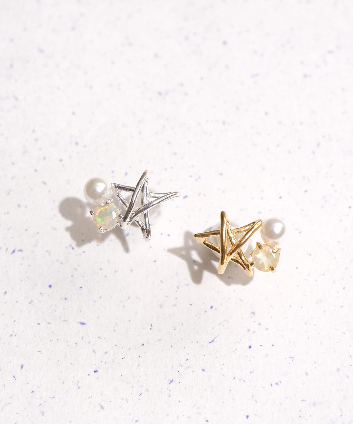 【限定アイテム】SV925ラクガキスタービジューオパールピアス S　