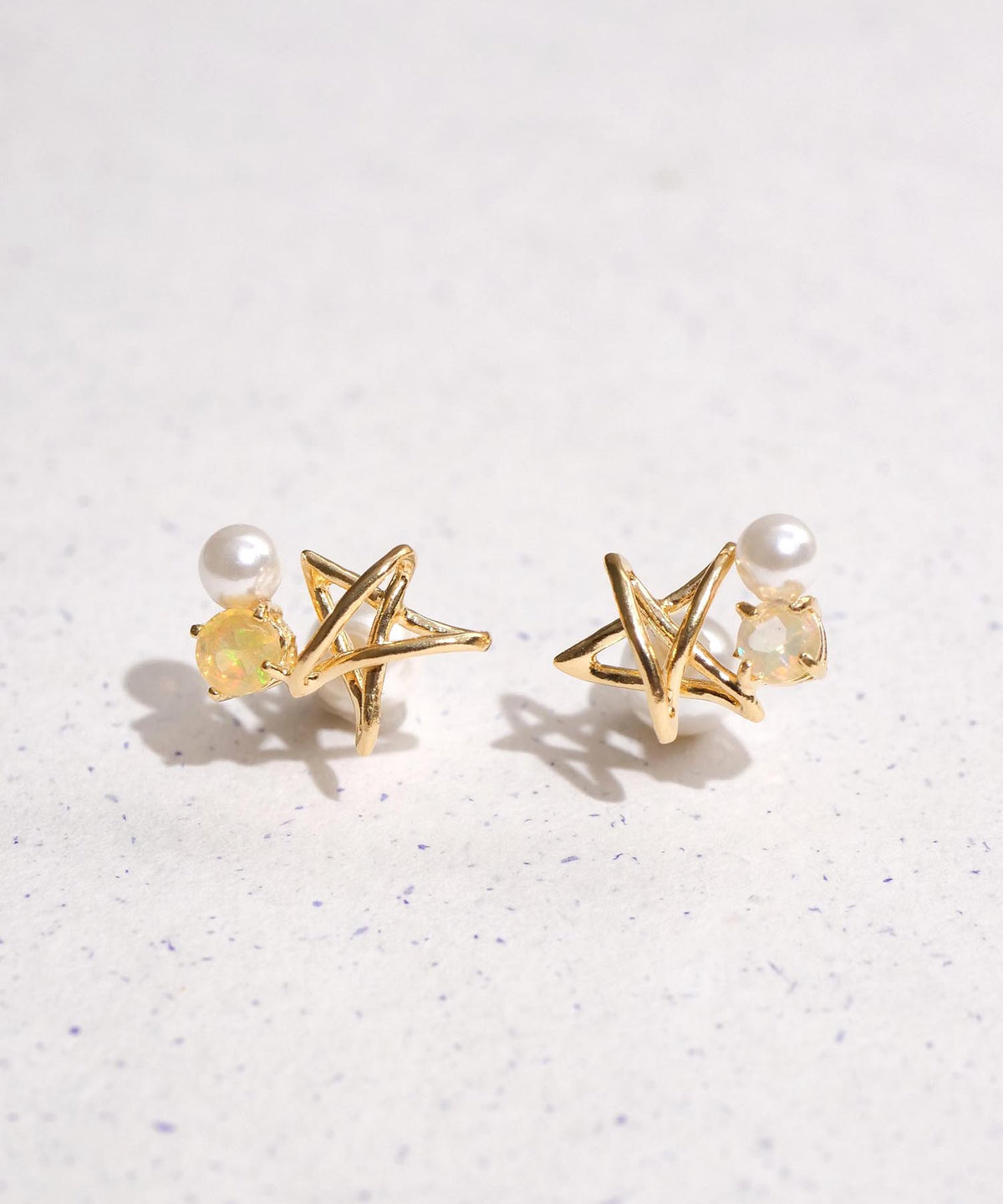 【限定アイテム】SV925ラクガキスタービジューオパールピアス S　